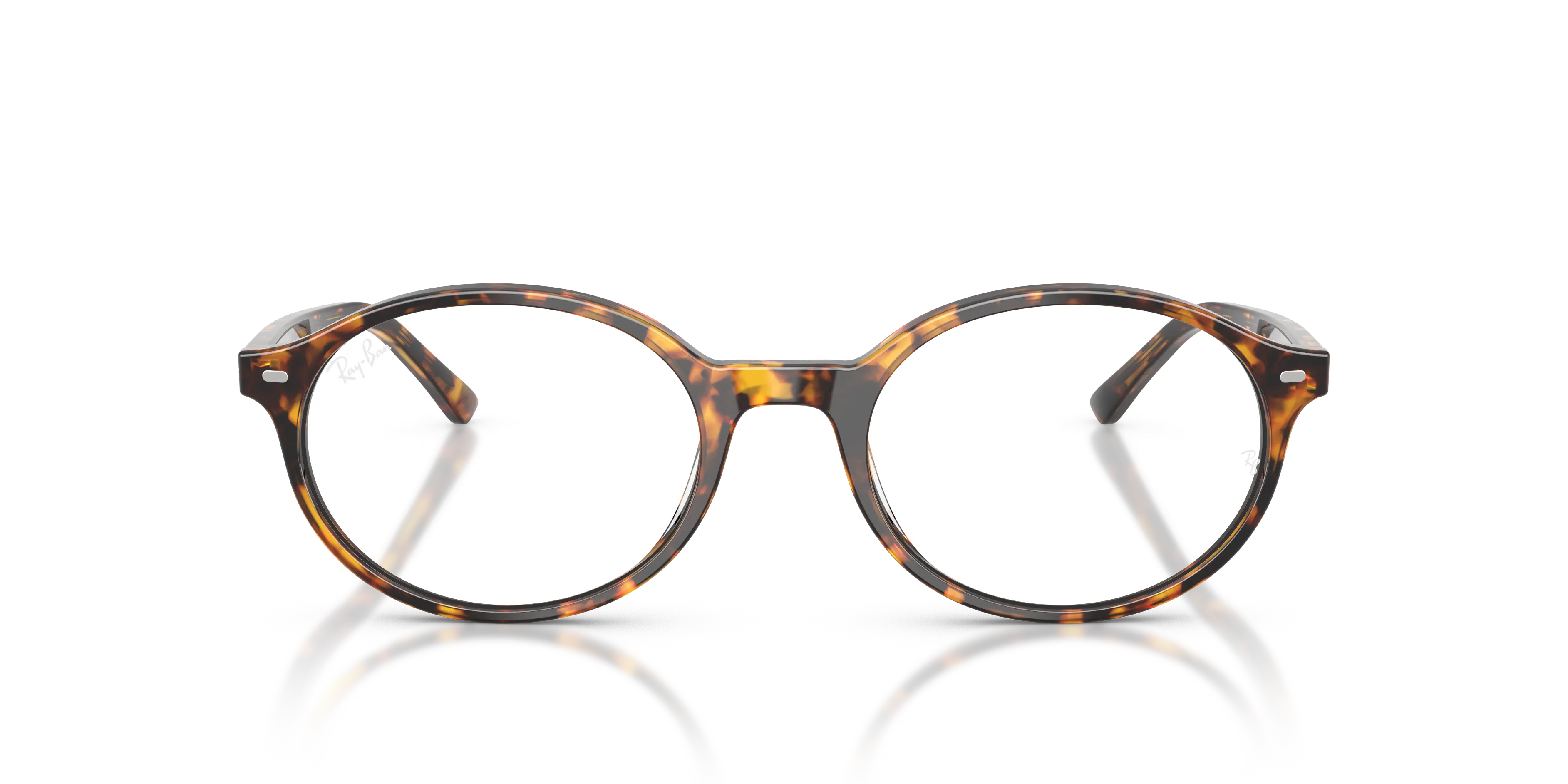 Ray - Ban RX5429 GERMAN 8536 Montature da vista Acetato Tartaruga Rotonda Normale - immagine 3