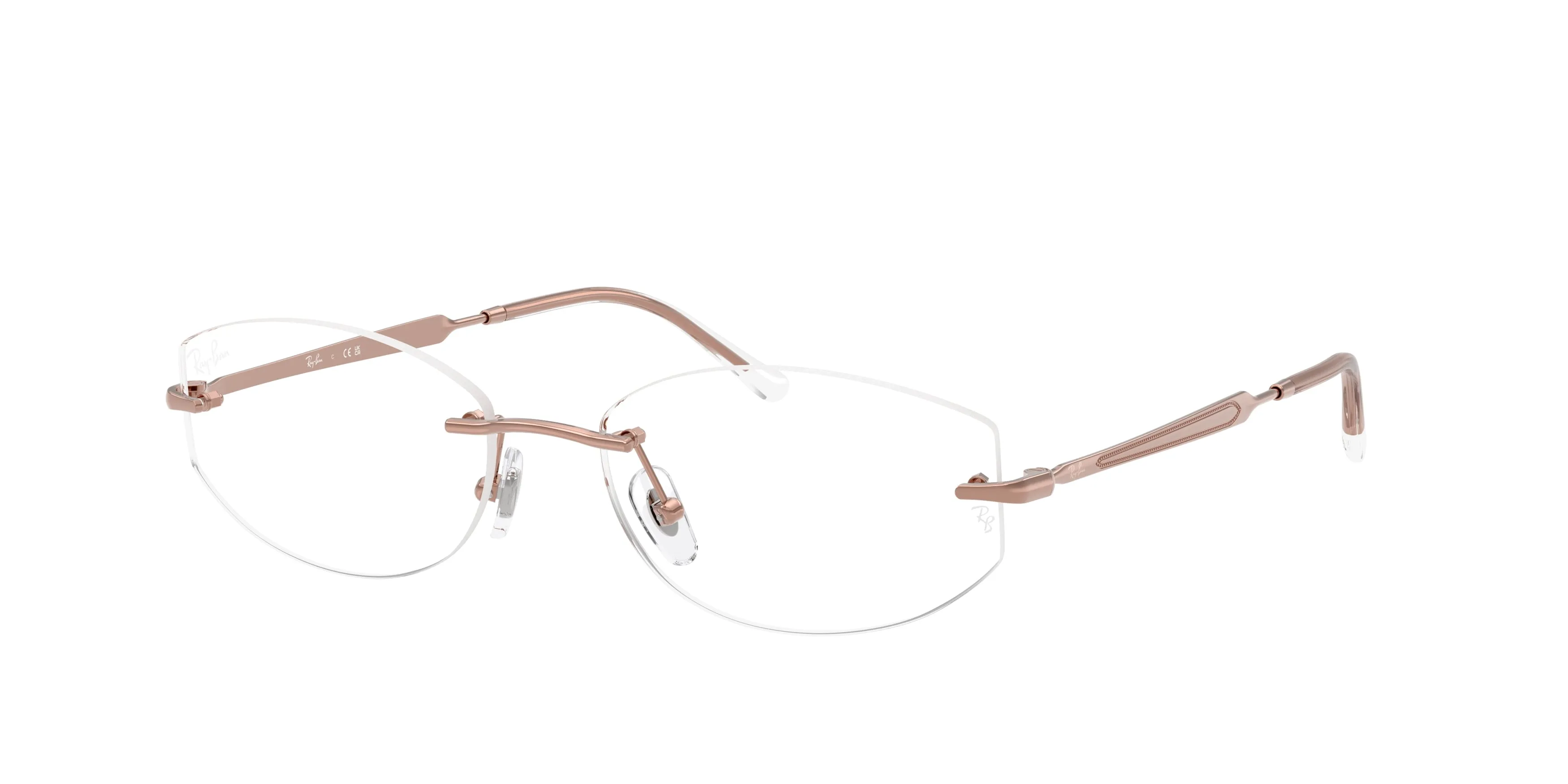 Ray - Ban RX3792V 2943 Montature da vista Metallo Bronzo Trasparente Geometrica Normale - immagine 1