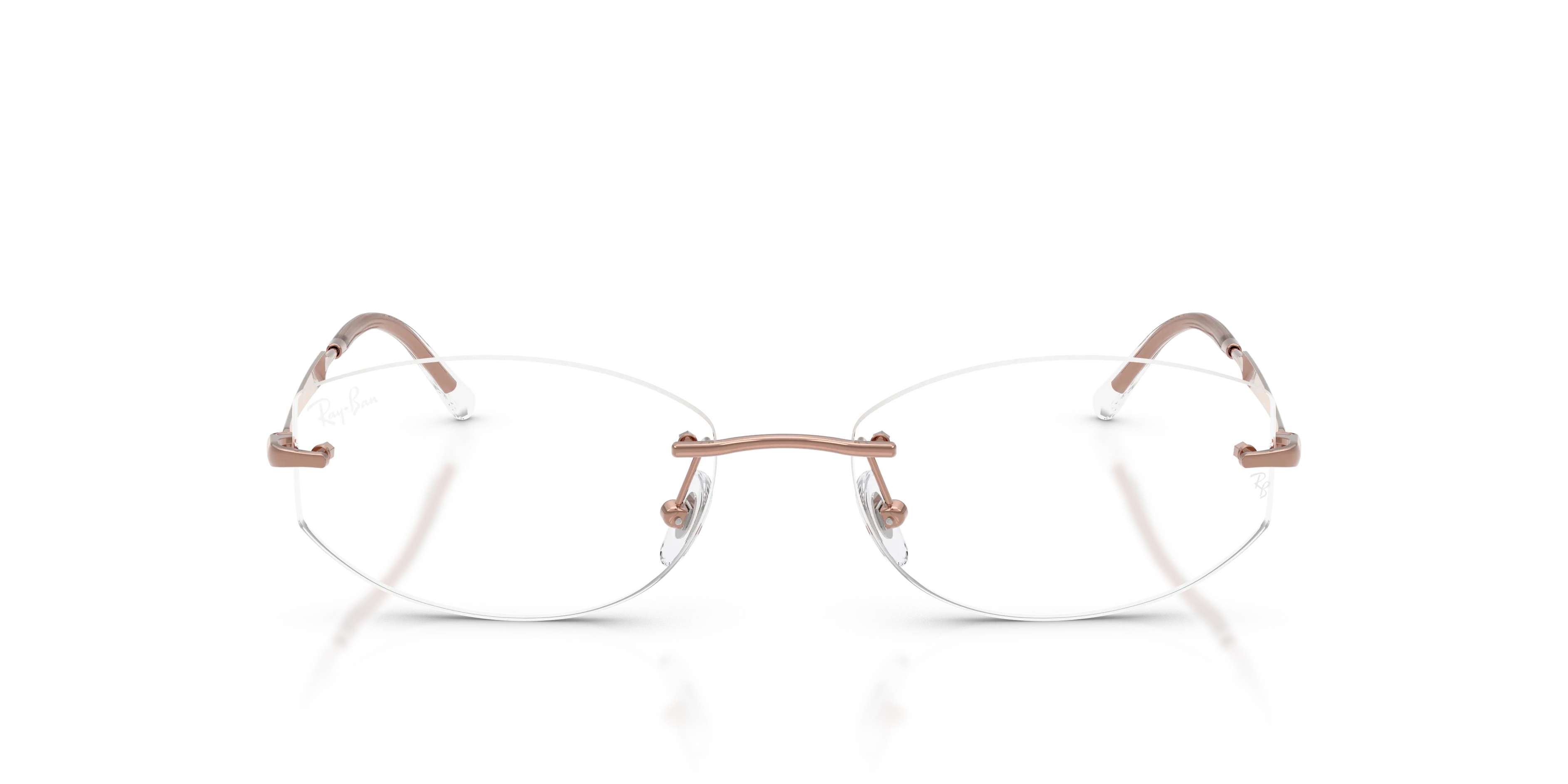 Ray - Ban RX3792V 2943 Montature da vista Metallo Bronzo Trasparente Geometrica Normale - immagine 3