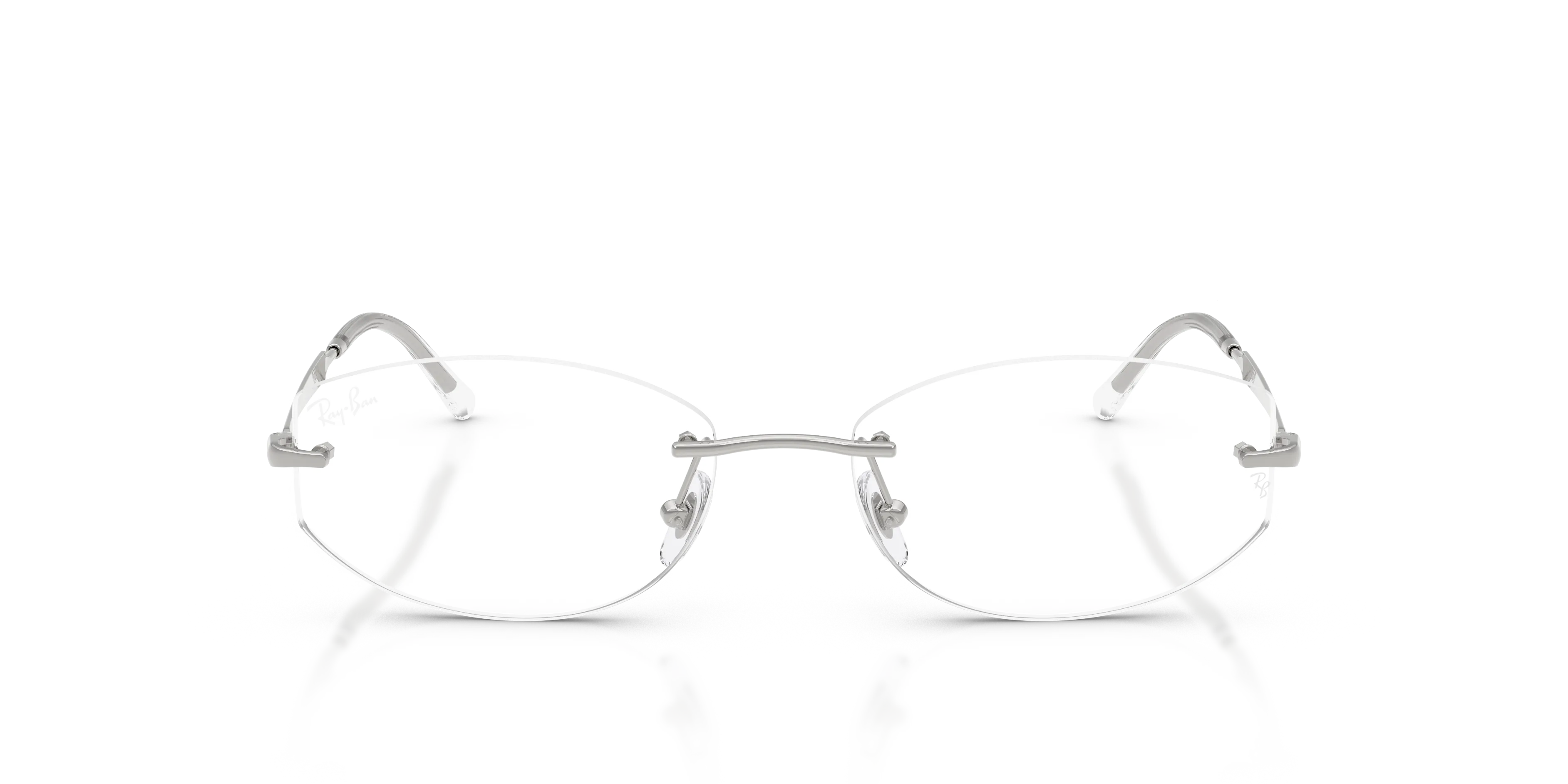 Ray - Ban RX3792V 2501 Montature da vista Metallo Argento Trasparente Geometrica Normale - immagine 3
