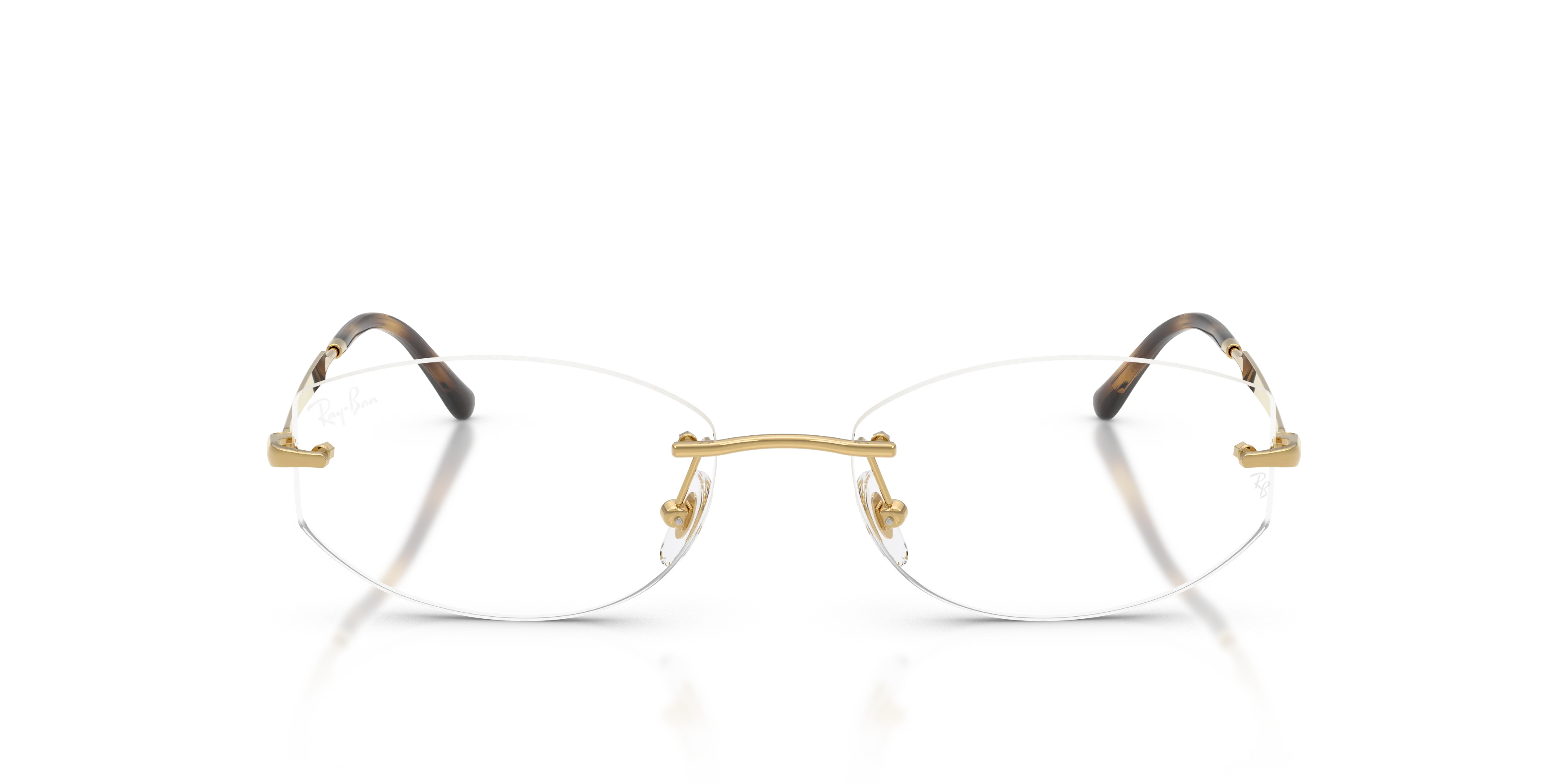 Ray - Ban RX3792V 2500 Montature da vista Metallo Oro Trasparente Geometrica Normale - immagine 3
