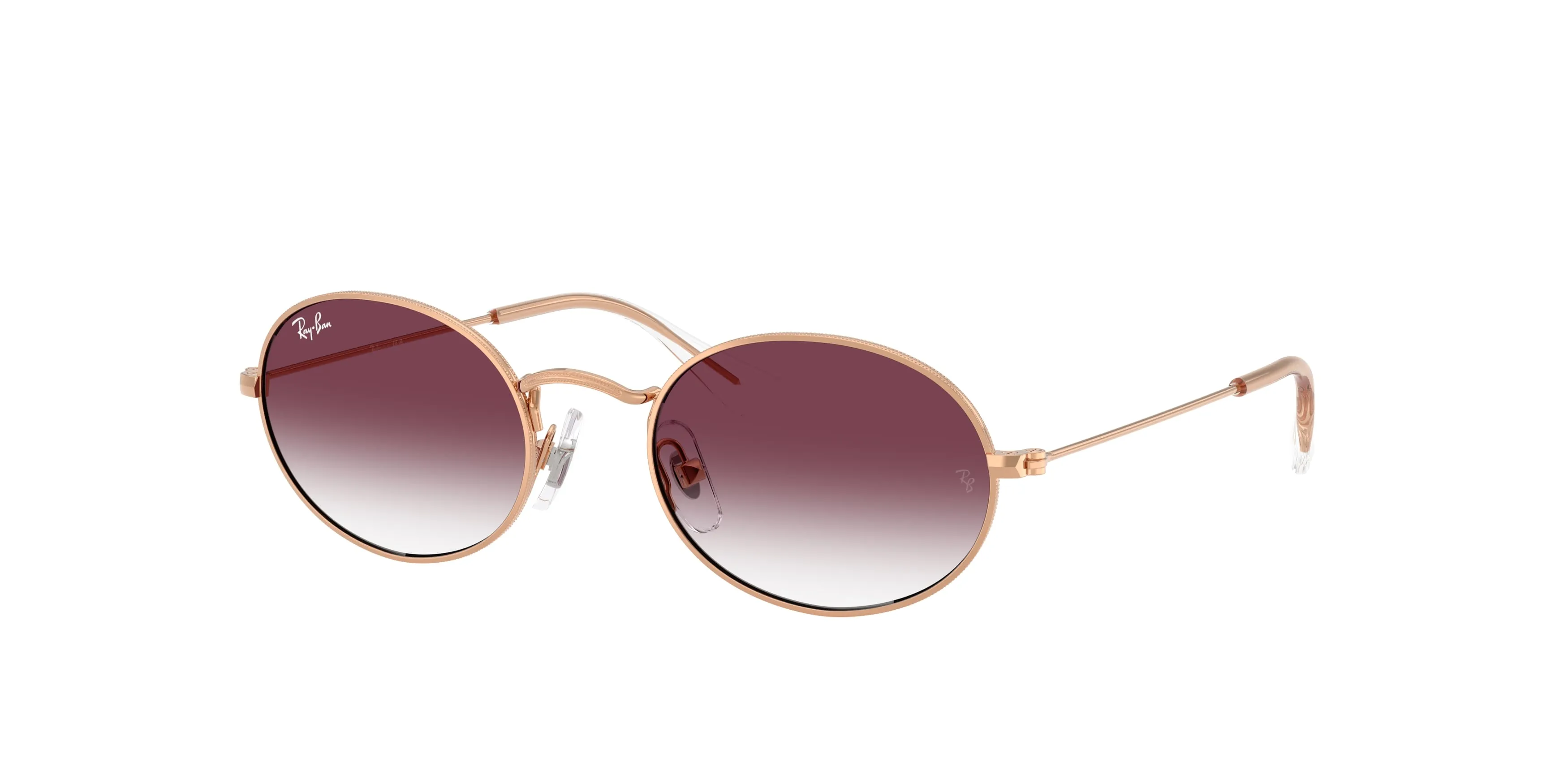Ray - Ban RJ9645S 291/8H Occhiali da sole bambino Metallo Oro Viola Rotonda Normale Sfumato - immagine 1