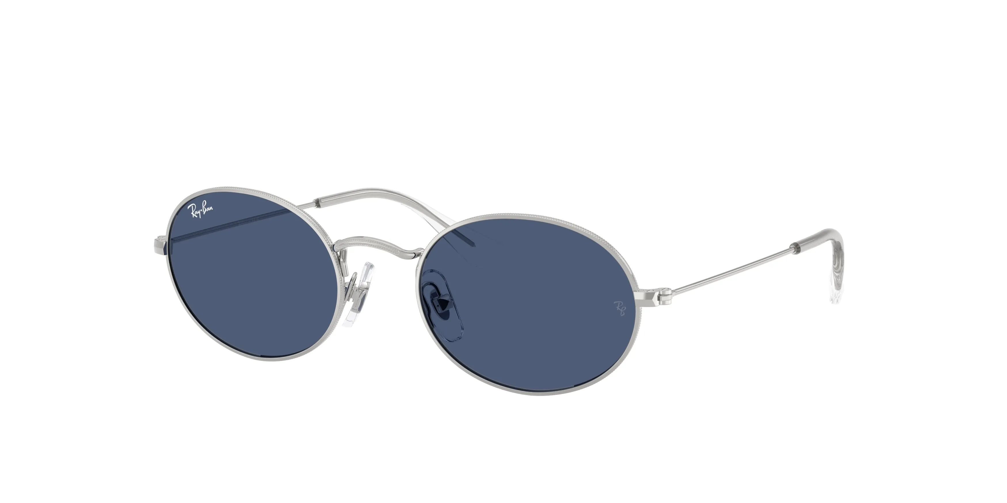 Ray - Ban RJ9645S 212/80 Occhiali da sole bambino Metallo Argento Blu Rotonda Normale - immagine 1