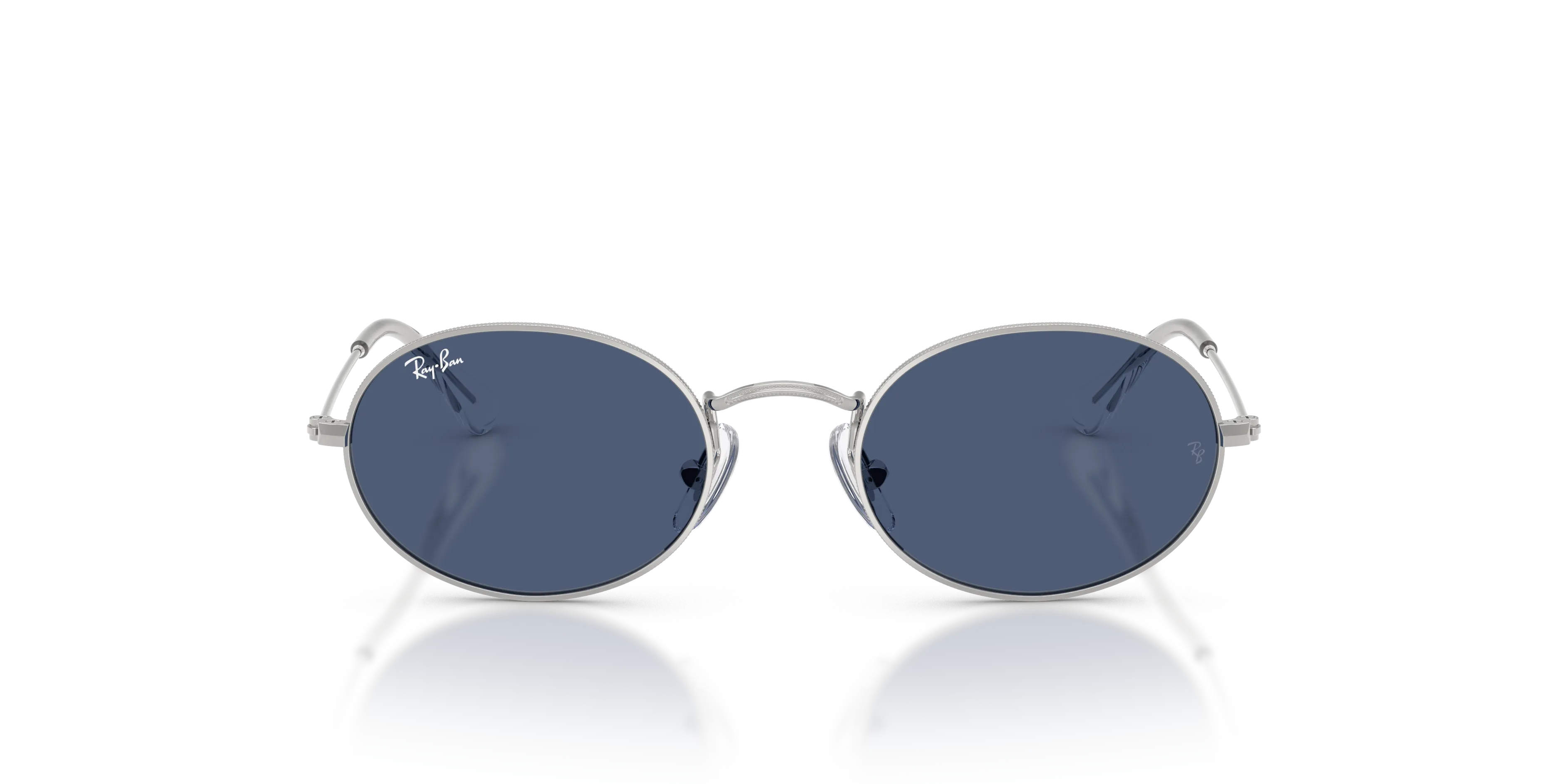 Ray - Ban RJ9645S 212/80 Occhiali da sole bambino Metallo Argento Blu Rotonda Normale - immagine 3