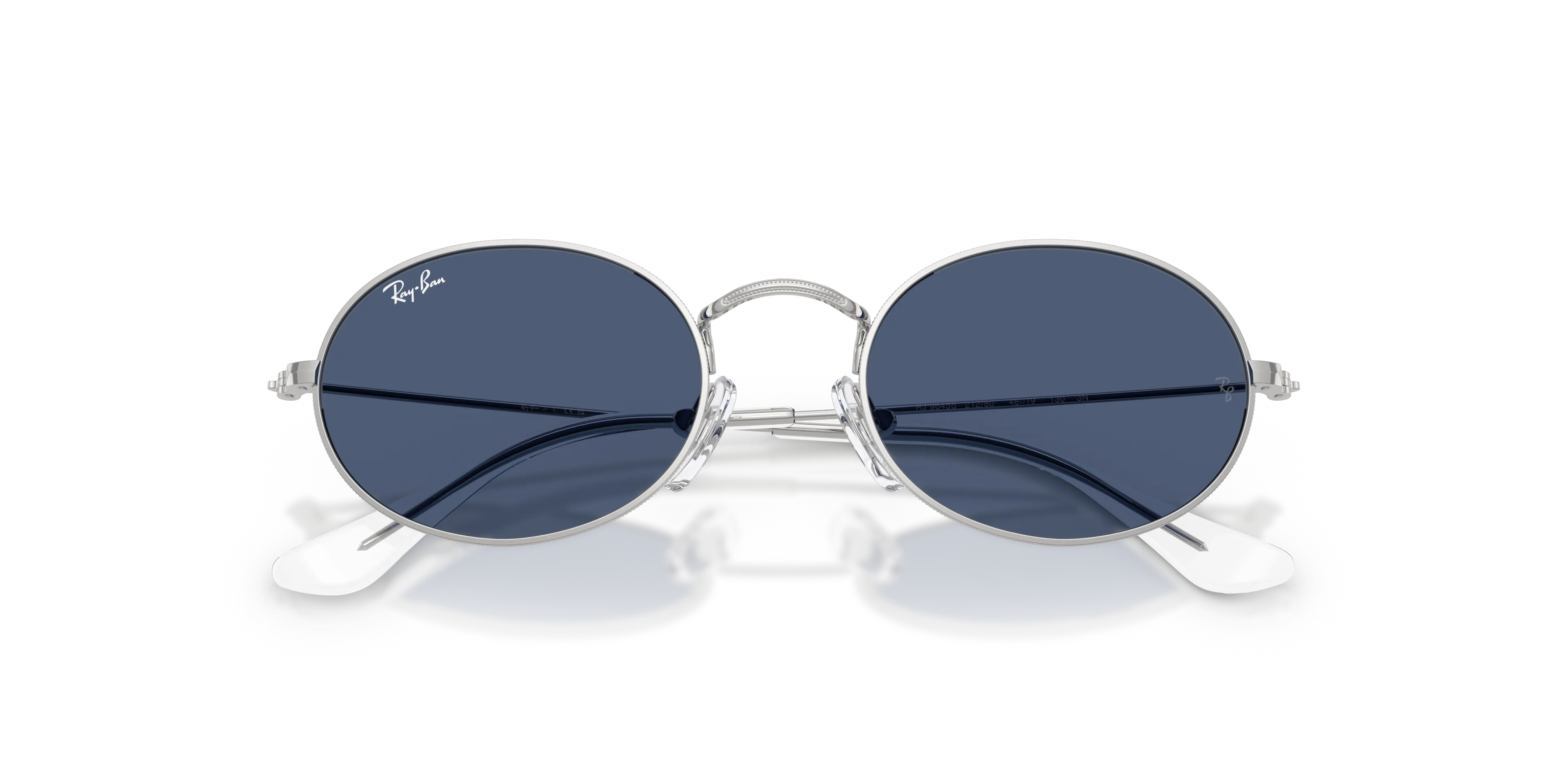 Ray - Ban RJ9645S 212/80 Occhiali da sole bambino Metallo Argento Blu Rotonda Normale - immagine 2