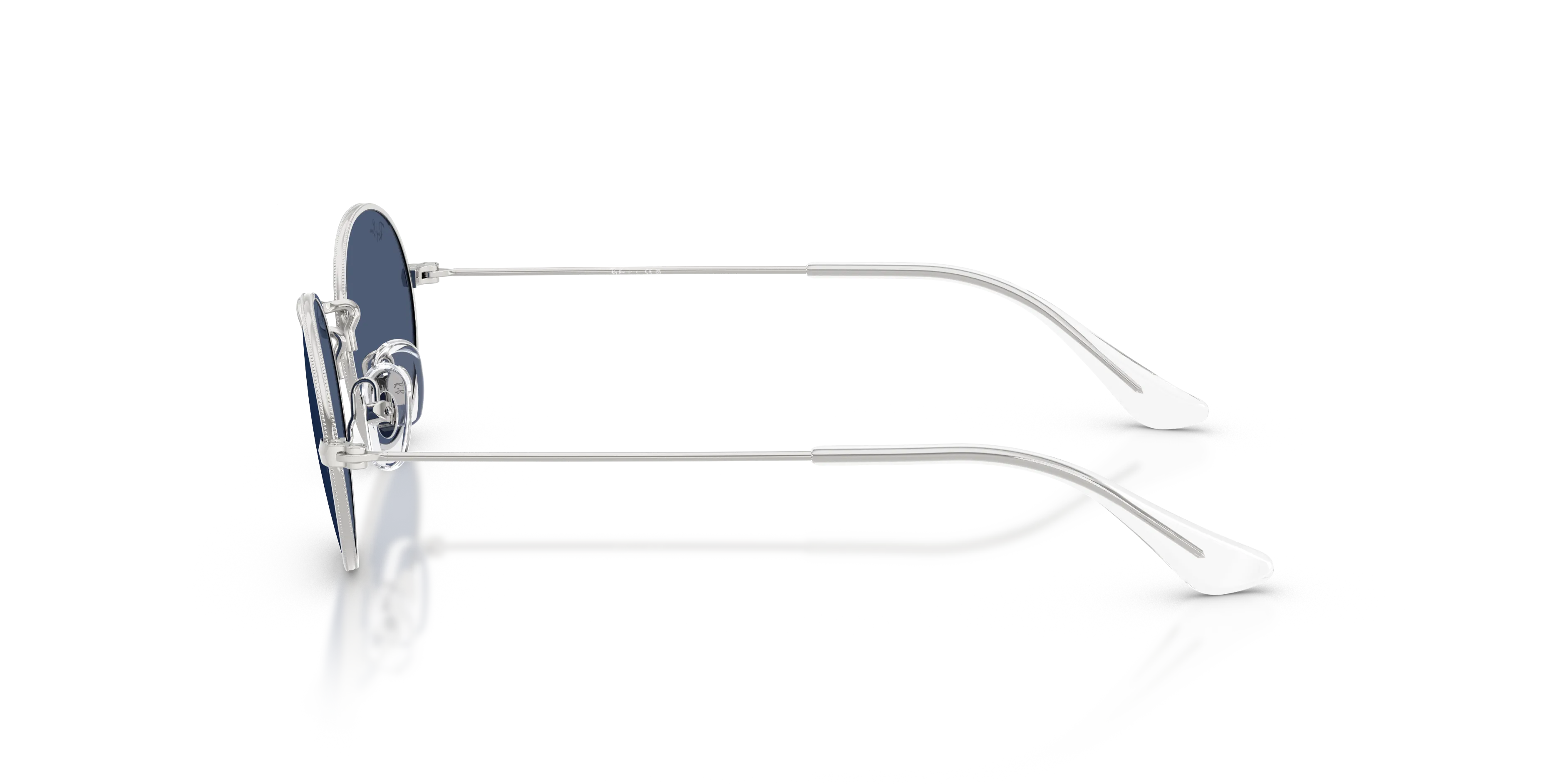 Ray - Ban RJ9645S 212/80 Occhiali da sole bambino Metallo Argento Blu Rotonda Normale - immagine 4