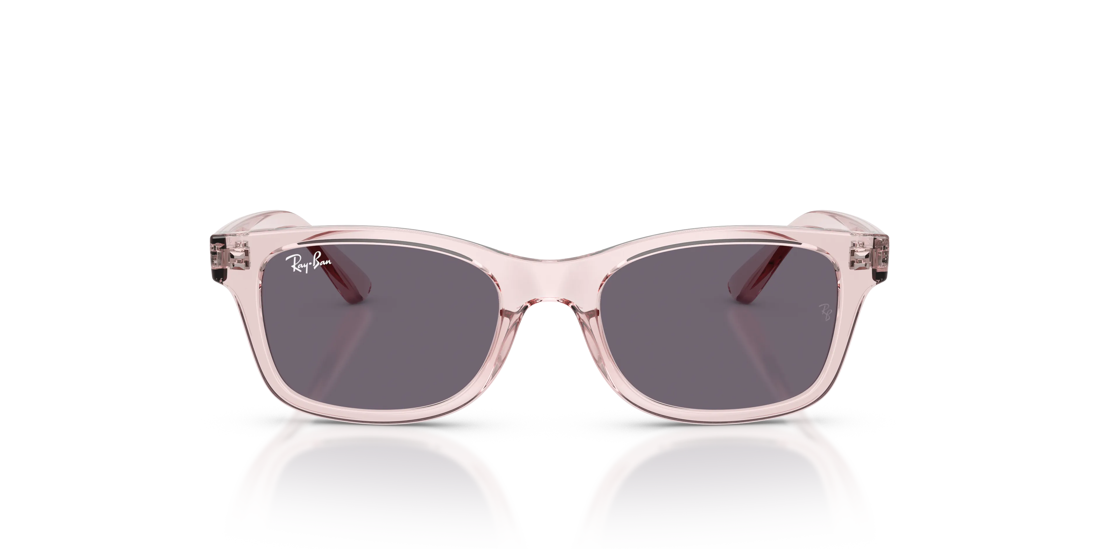 Ray - Ban RJ9086S 72181A Occhiali da sole bambino Iniettato Rosa Viola Squadrata Normale - immagine 3