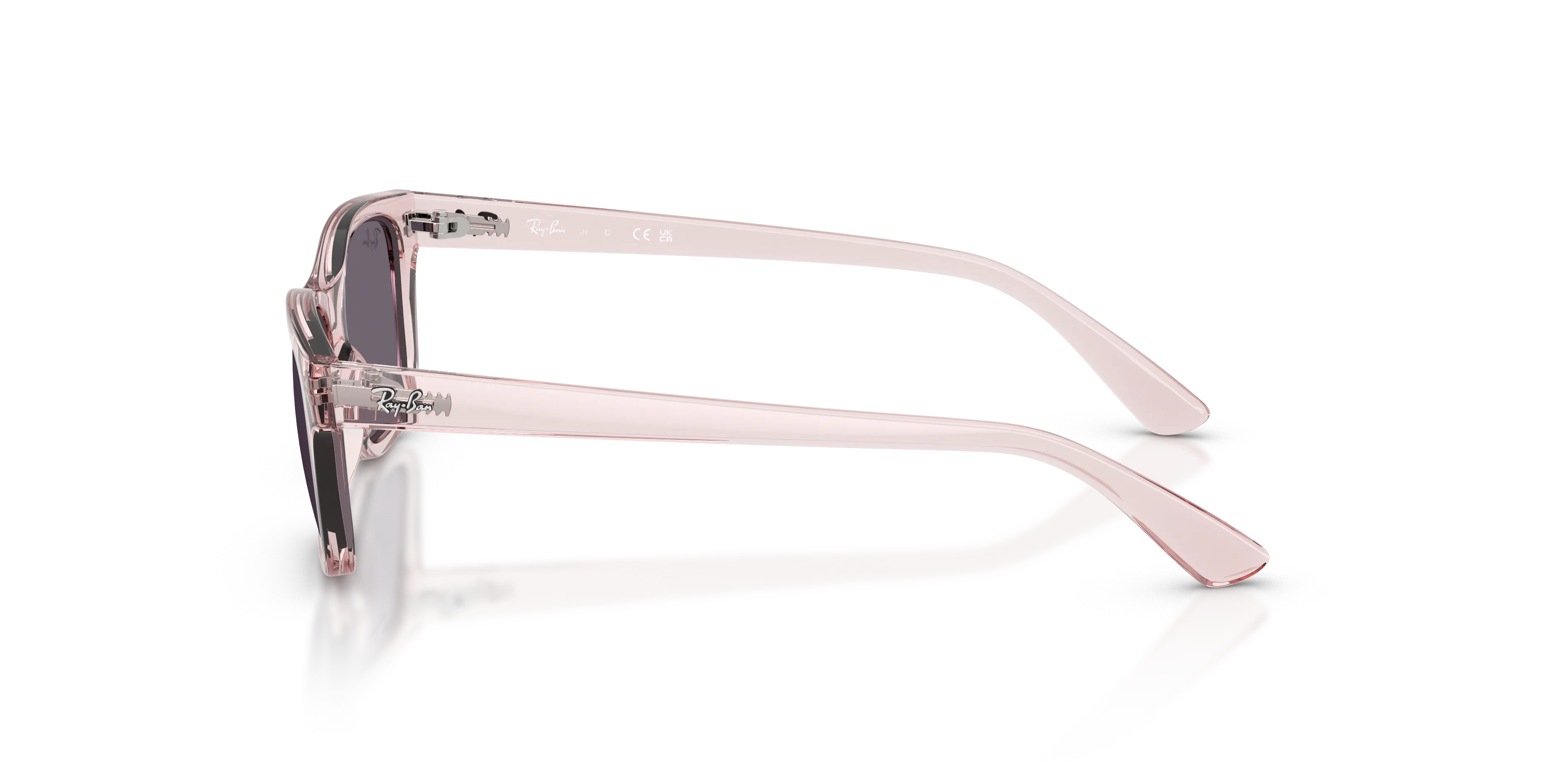 Ray - Ban RJ9086S 72181A Occhiali da sole bambino Iniettato Rosa Viola Squadrata Normale - immagine 4