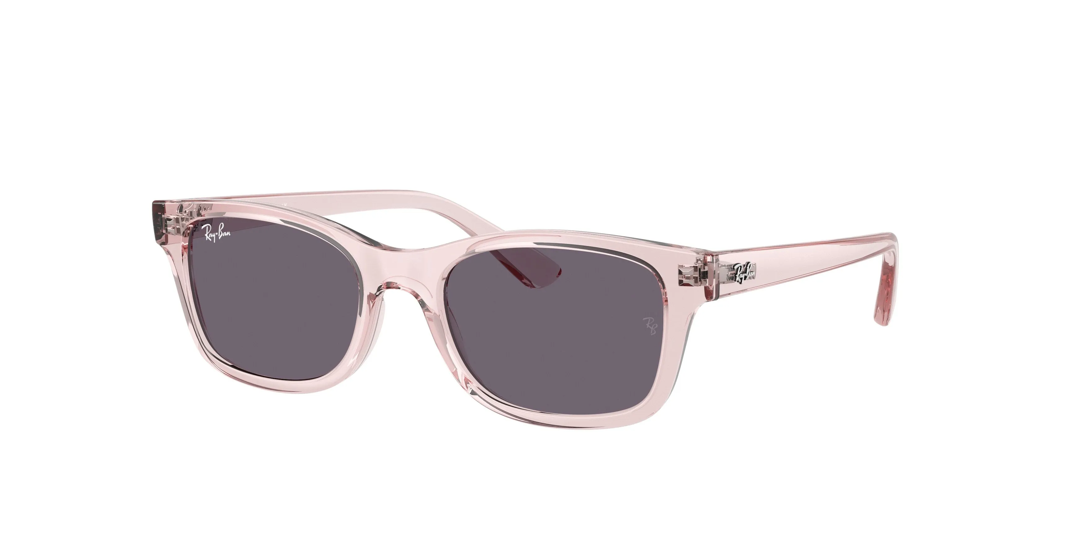 Ray - Ban RJ9086S 72181A Occhiali da sole bambino Iniettato Rosa Viola Squadrata Normale - immagine 1