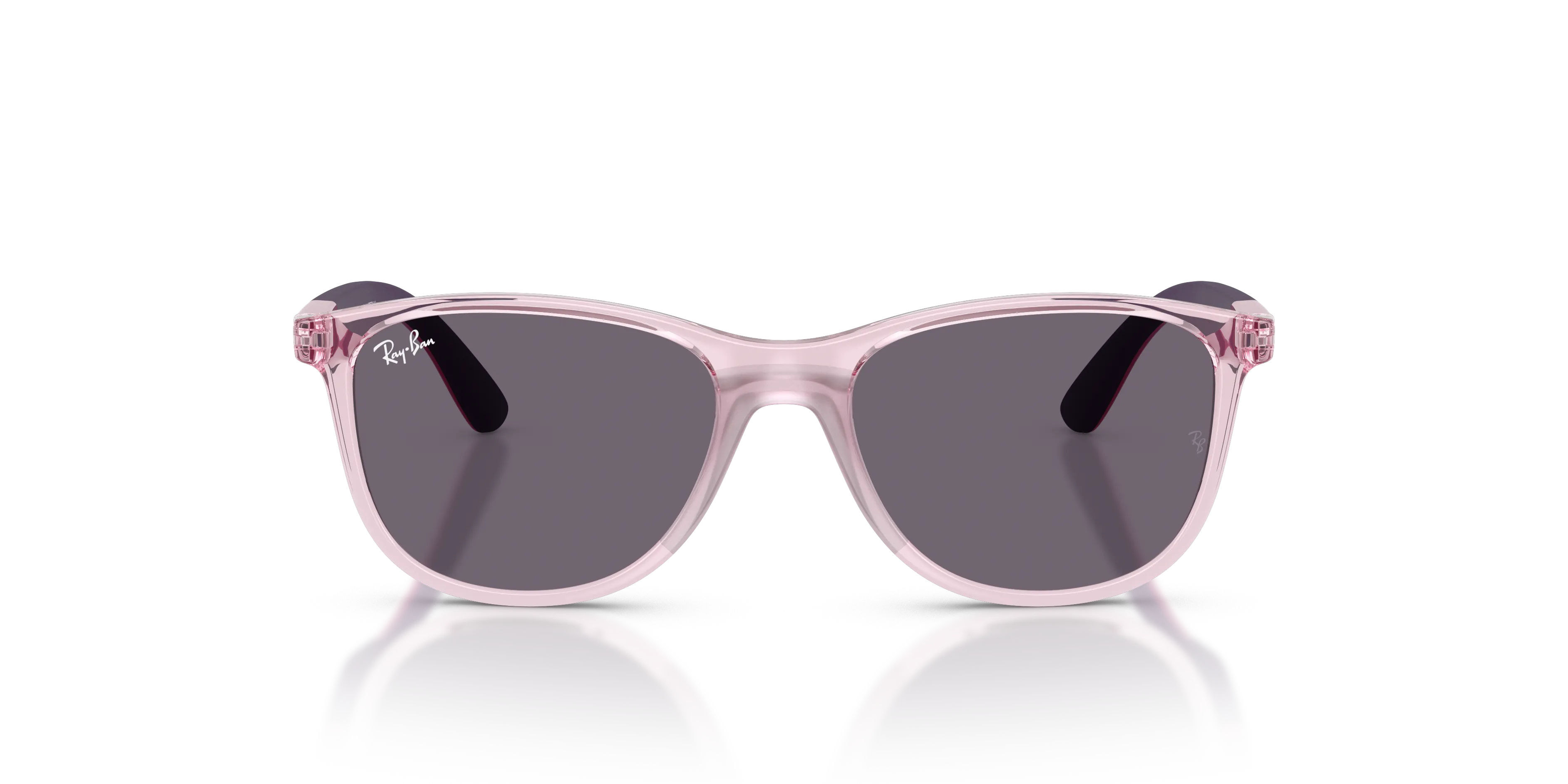 Ray - Ban RJ9077S 72311A Occhiali da sole Iniettato Rosa Viola Squadrata Normale - immagine 3