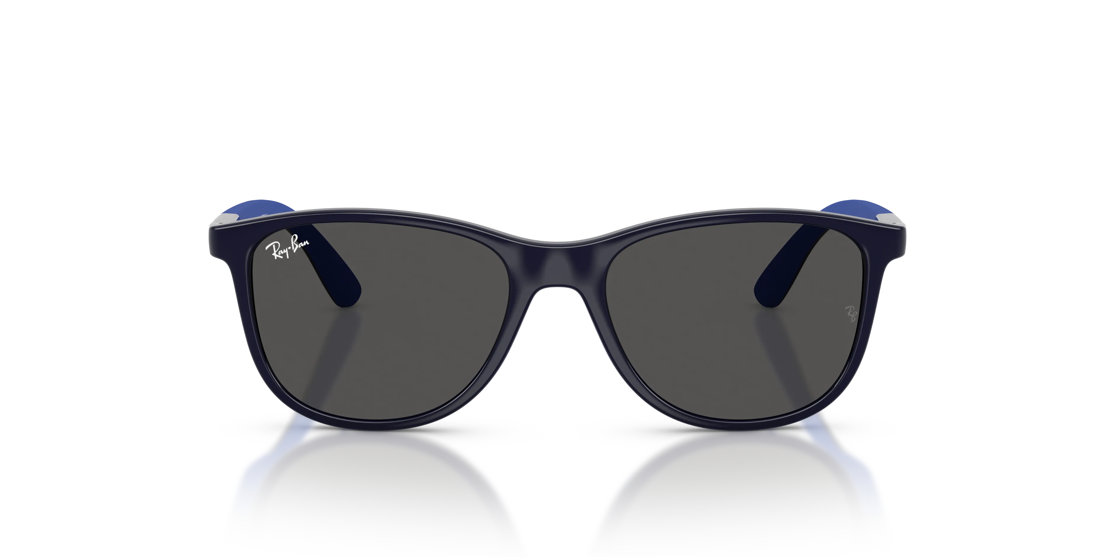 Ray - Ban RJ9077S 723087 Occhiali da sole Iniettato Blu Grigio Squadrata Normale - immagine 3