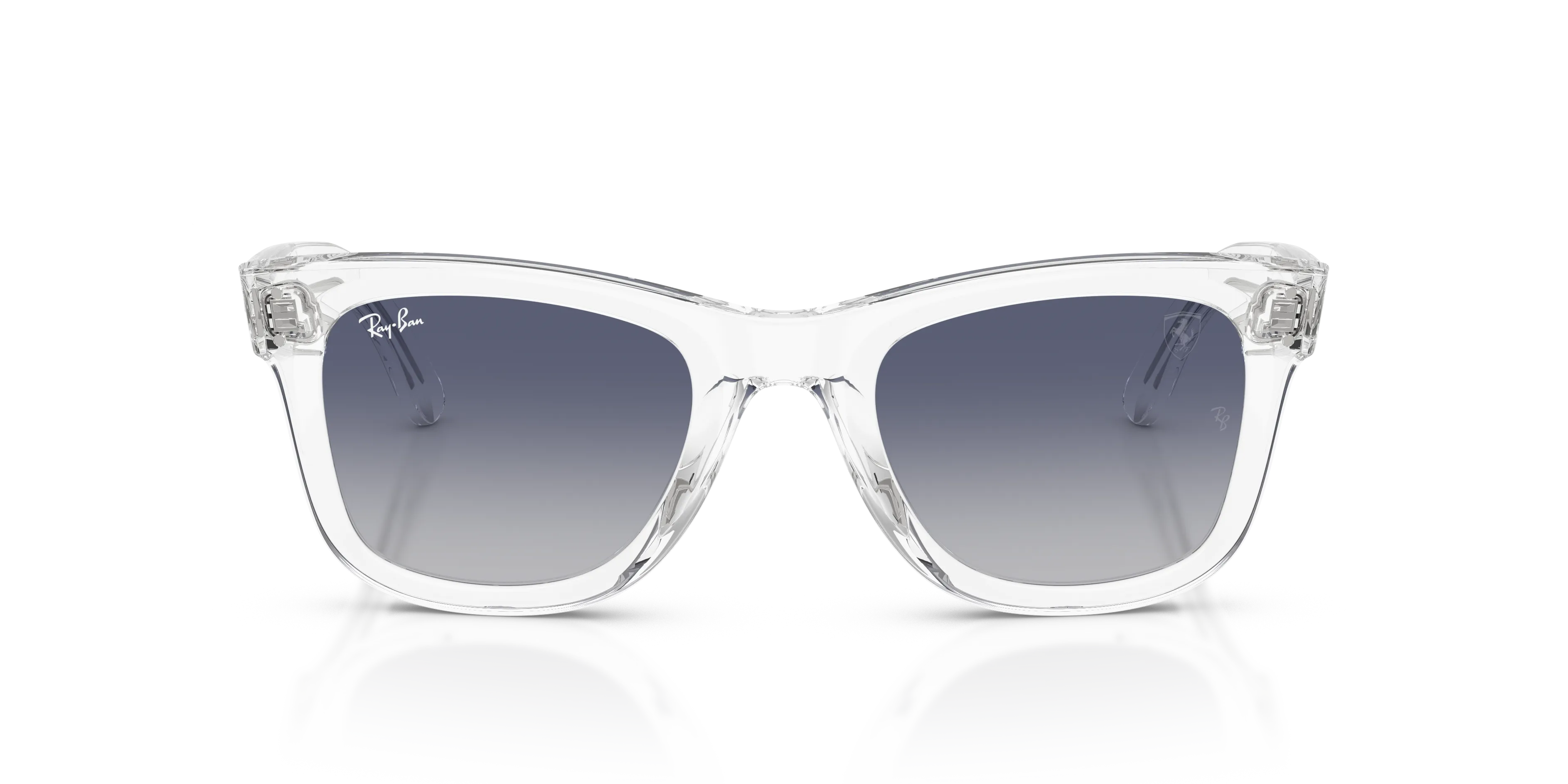 Ray - Ban RBR0502SM F7064L Occhiali da sole Acetato Trasparente Grigio Squadrata Normale Sfumato - immagine 3