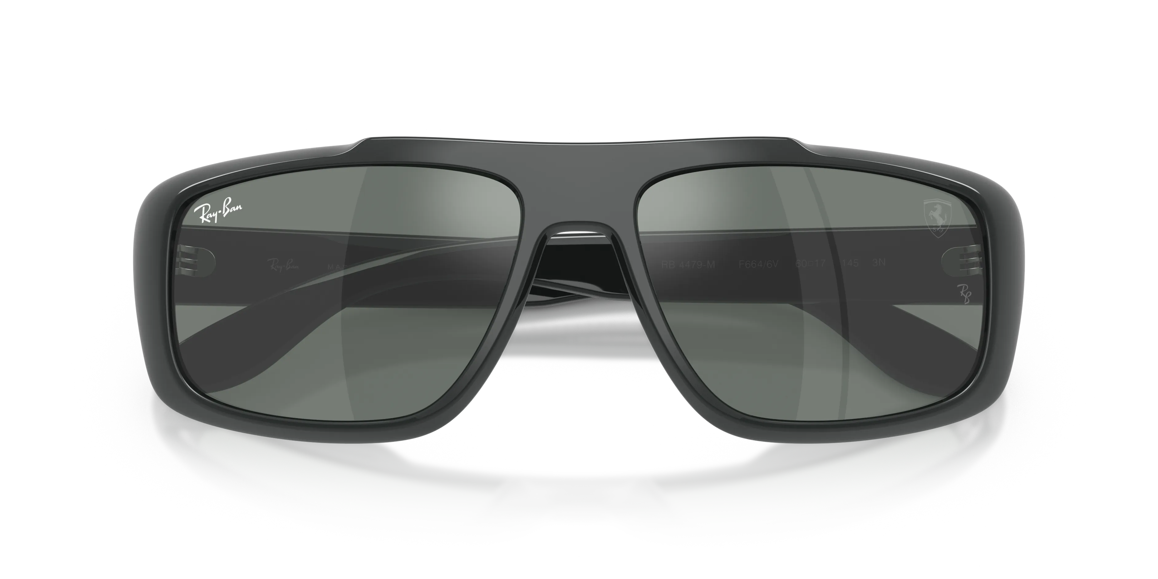 Ray - Ban RB4479M F6646V Occhiali da sole Nylon Grigio Grigio Squadrata Normale - immagine 2