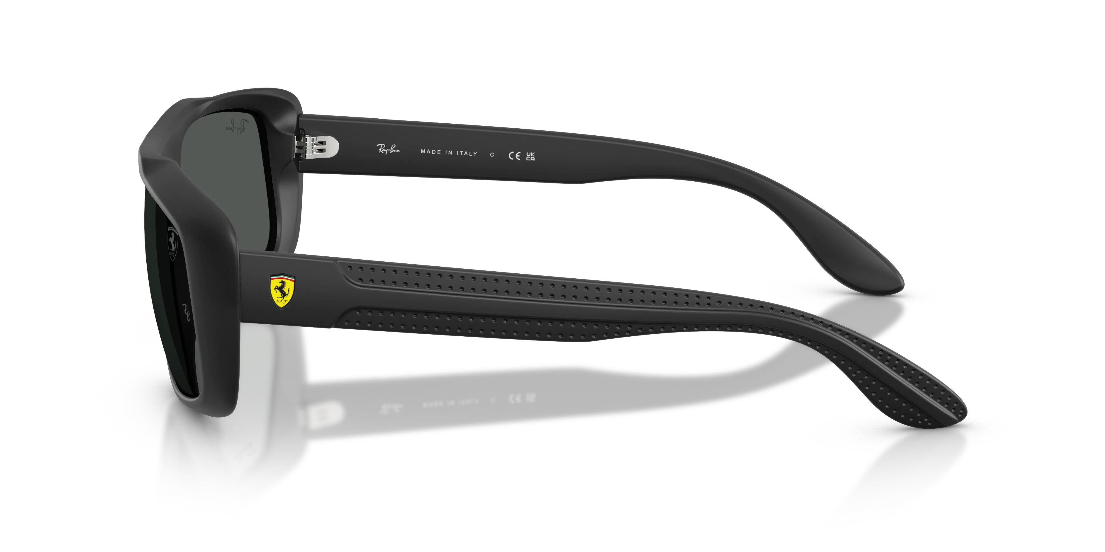 Ray - Ban RB4479M F60287 Occhiali da sole Nylon Nero Grigio Squadrata Normale - immagine 4