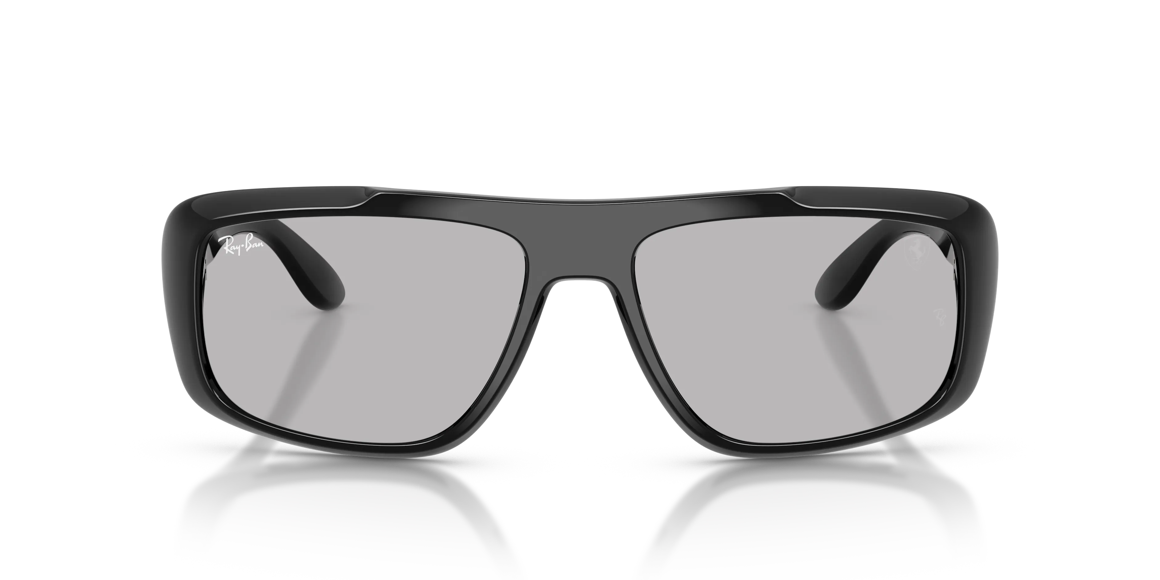 Ray - Ban RB4479M F60187 Occhiali da sole Nylon Nero Grigio Squadrata Normale - immagine 3