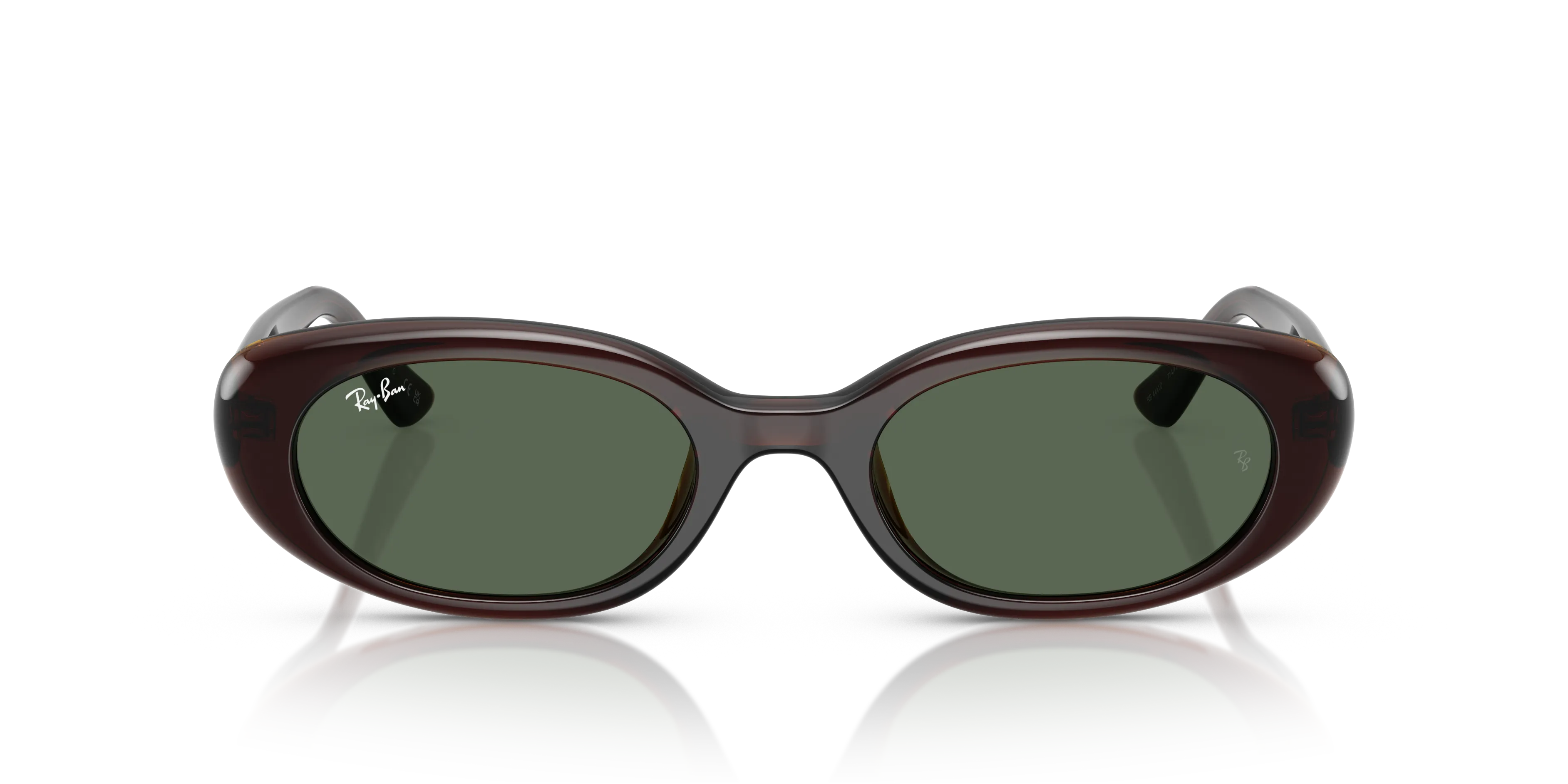 Ray - Ban RB4441D 714/71 Occhiali da sole Iniettato Marrone Verde Pillow Normale - immagine 3