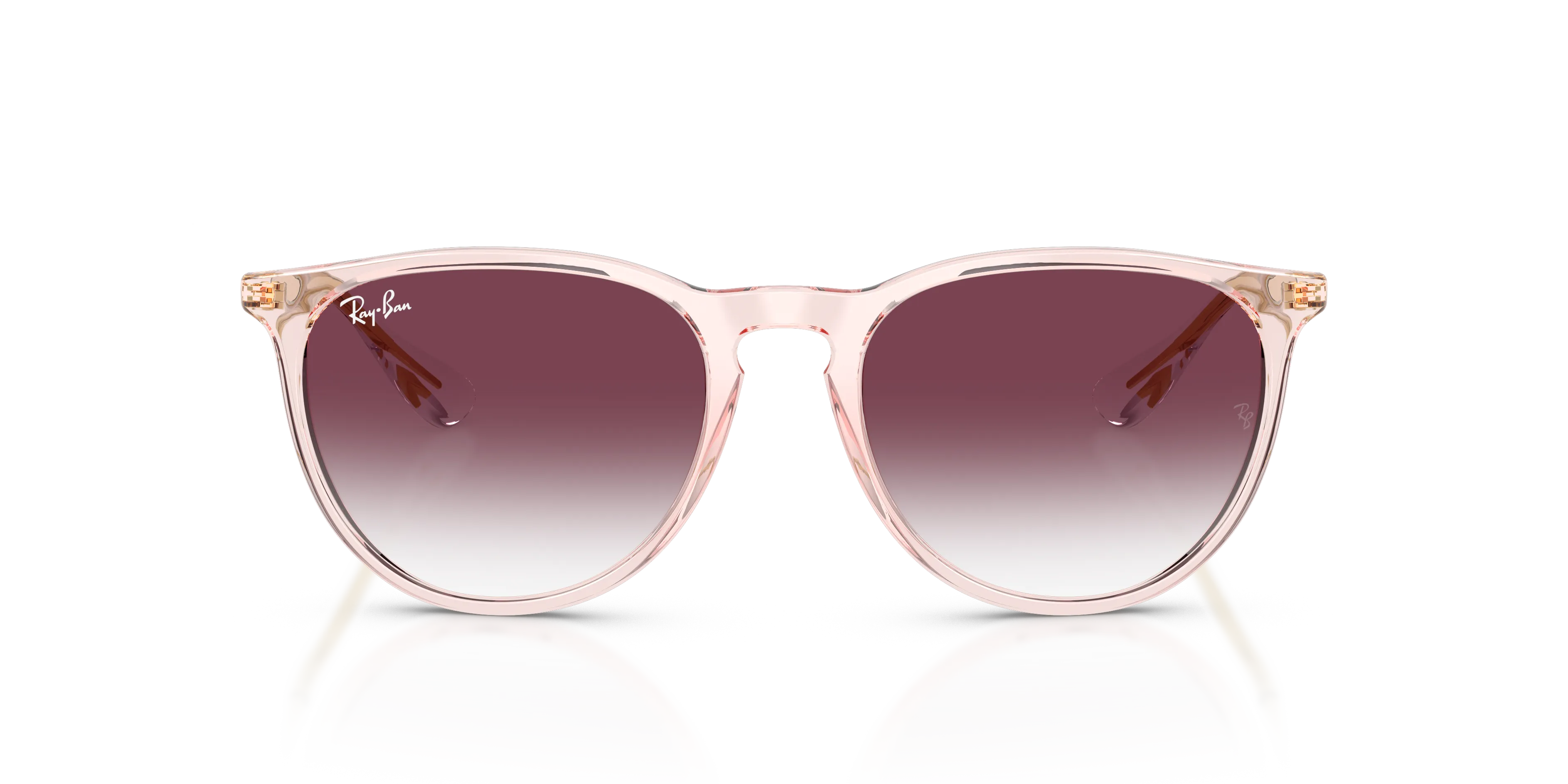 Ray - Ban RB4171 ERIKA 67428H Occhiali da sole Nylon Rosa Viola Pantos Normale Sfumato - immagine 3