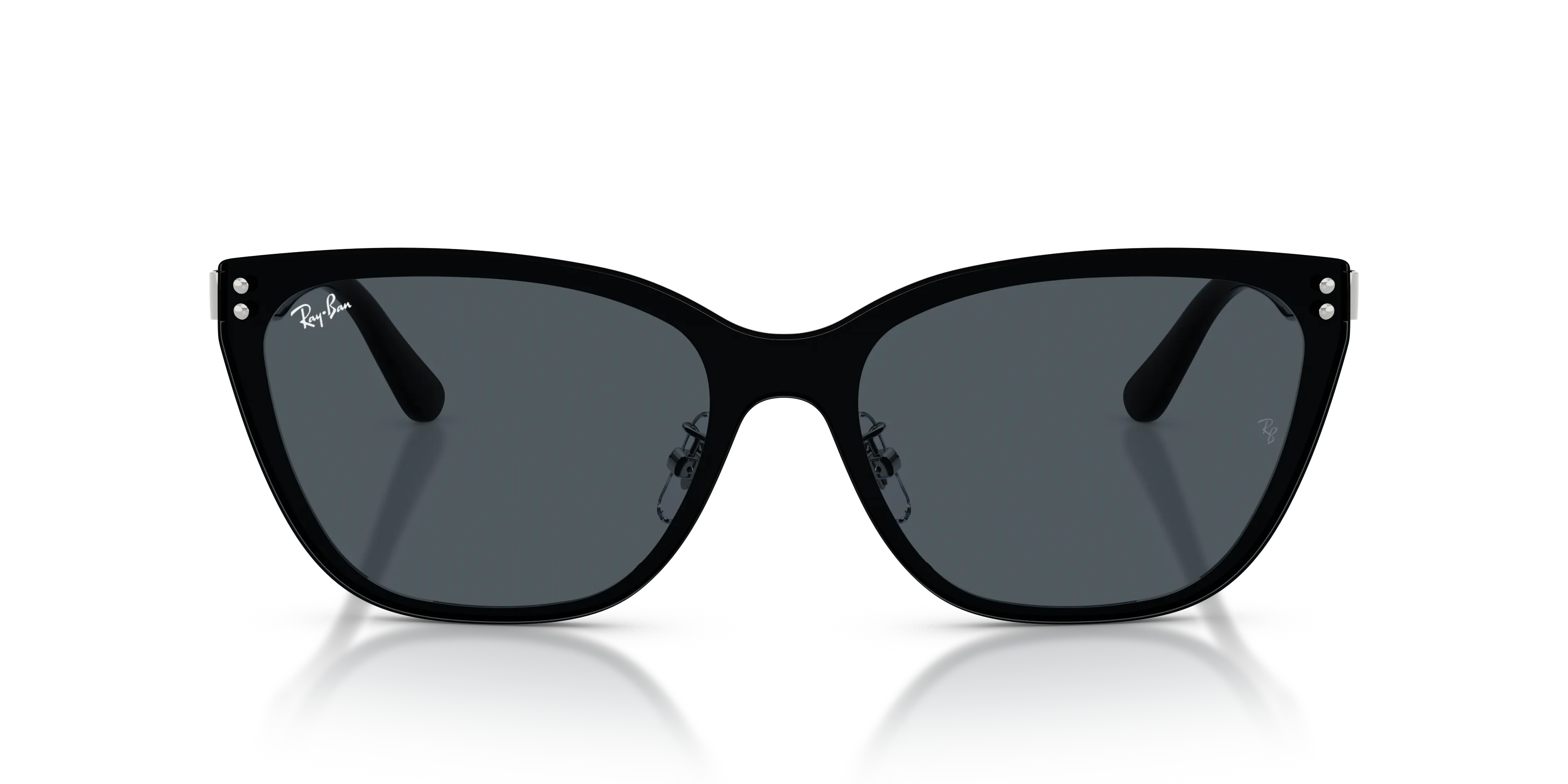 Ray - Ban RB3798D 928787 Occhiali da sole Metallo Argento Grigio Geometrica Normale - immagine 3