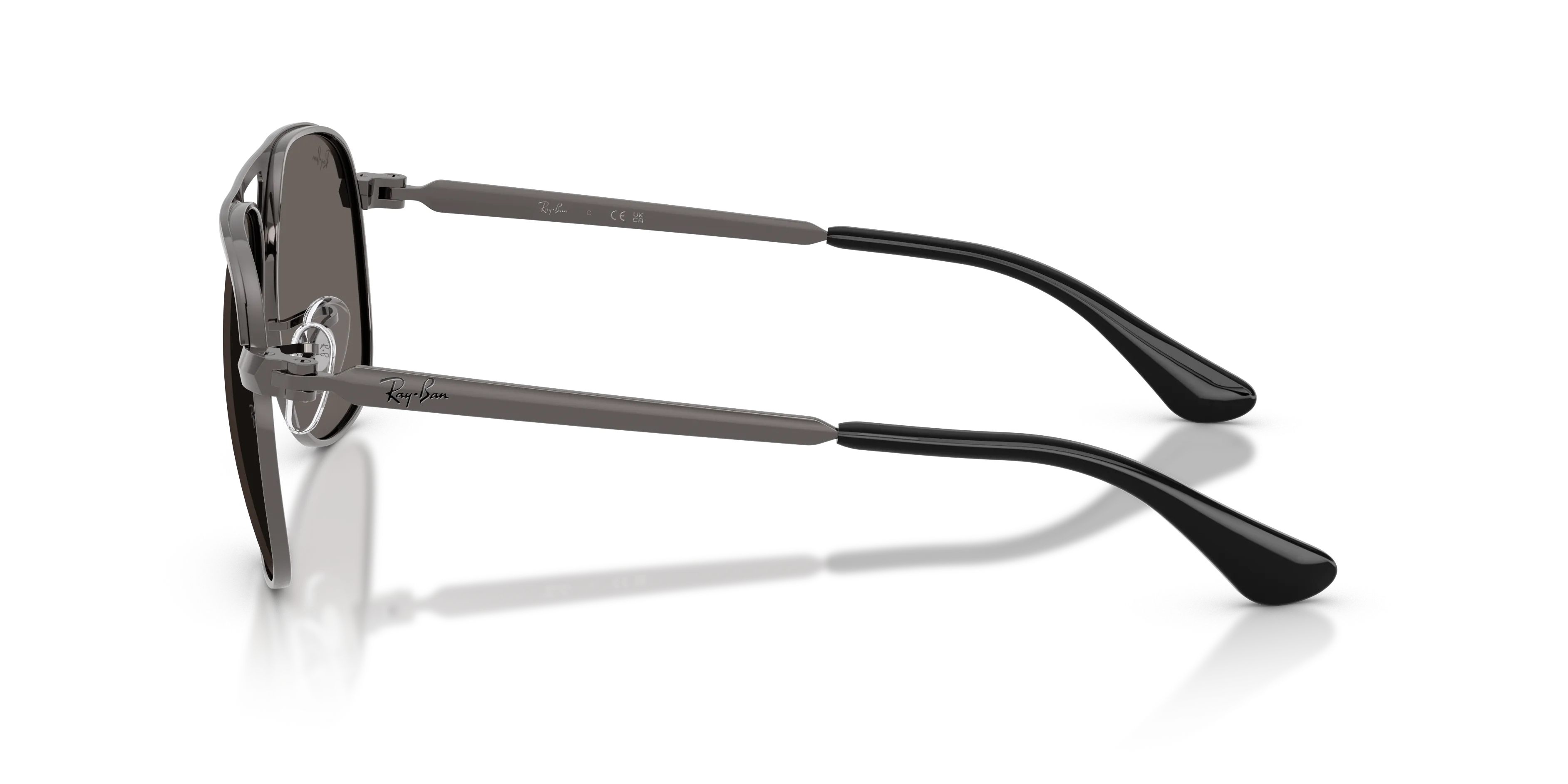 Ray - Ban RB3793 BILL MAX 004/B1 Occhiali da sole Metallo Grigio Grigio Squadrata Normale - immagine 4