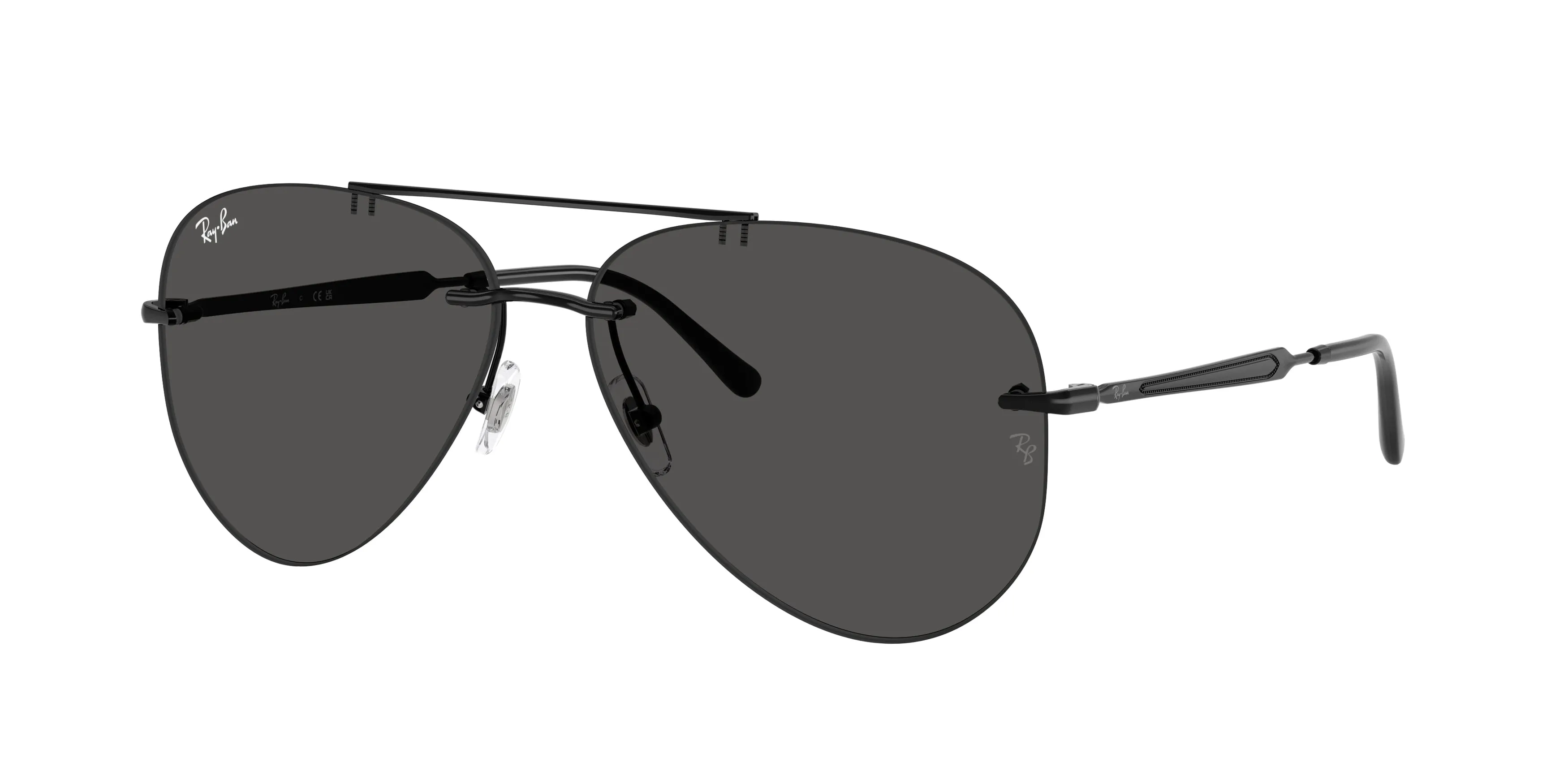 Ray - Ban RB3791 002/87 Occhiali da sole Metallo Nero Grigio Pilot Normale - immagine 1