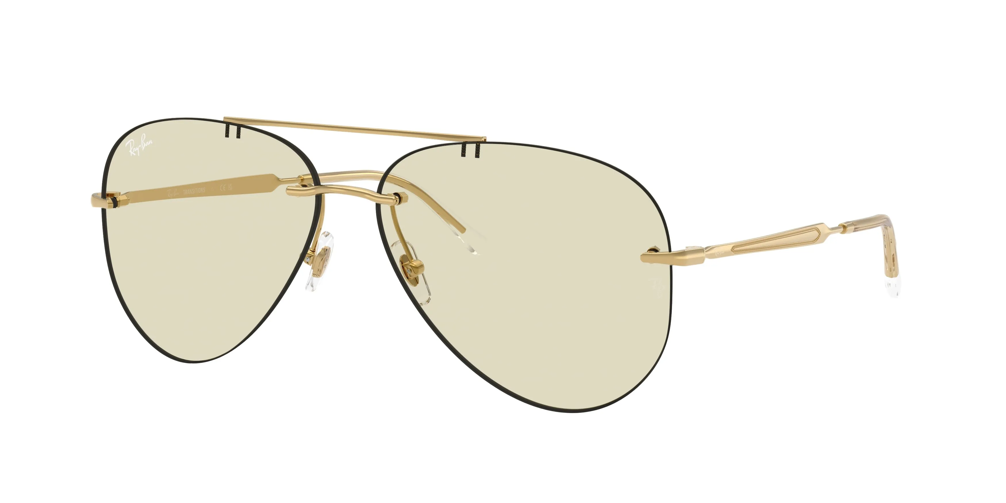 Ray - Ban RB3791 001/MG Occhiali da sole Metallo Oro Pilot Fotocromatiche - immagine 1