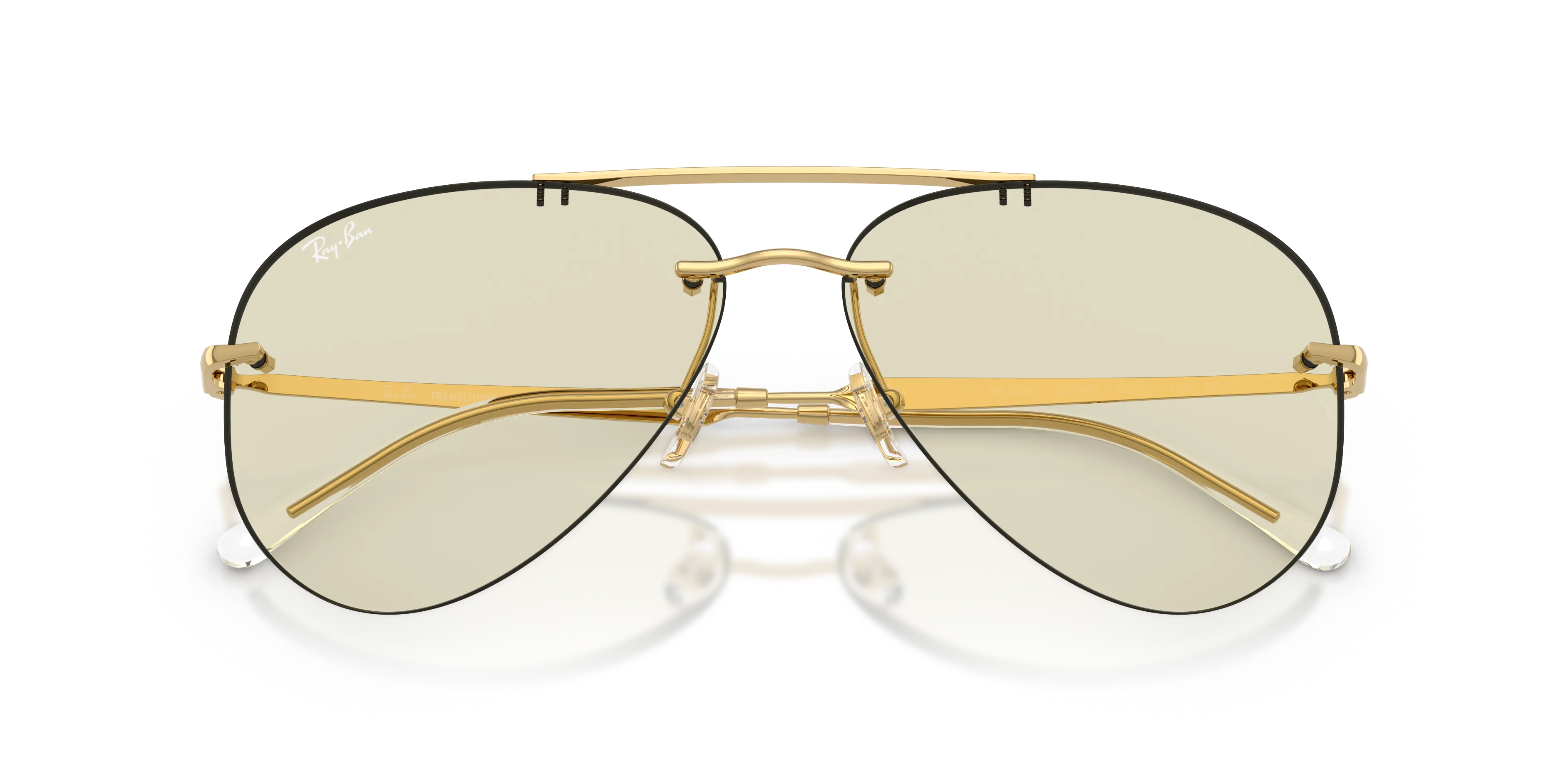 Ray - Ban RB3791 001/MG Occhiali da sole Metallo Oro Pilot Fotocromatiche - immagine 2