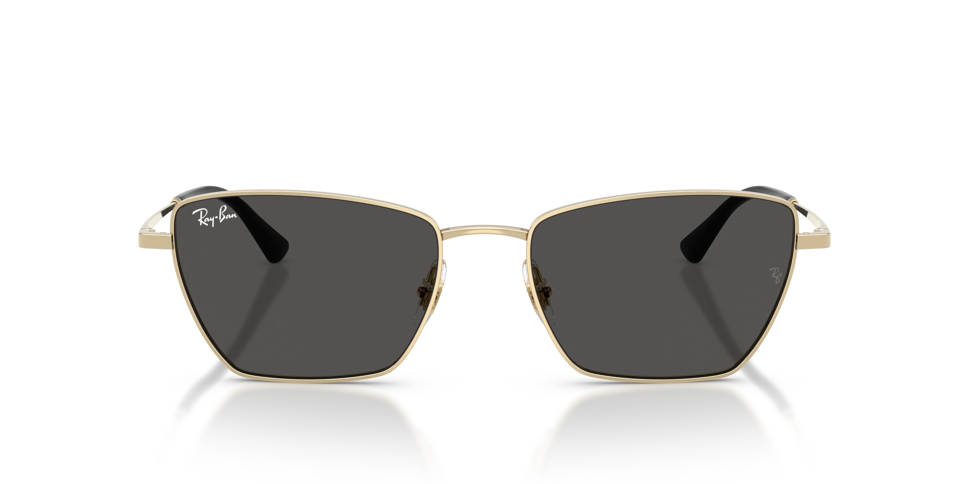 Ray - Ban RB3783 921387 Occhiali da sole Metallo Oro Grigio Geometrica Normale - immagine 3