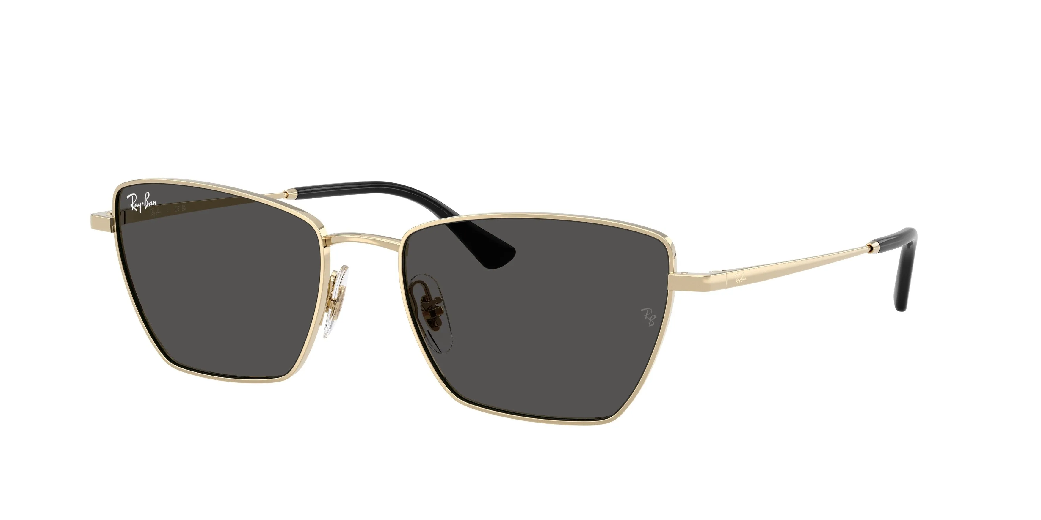 Ray - Ban RB3783 921387 Occhiali da sole Metallo Oro Grigio Geometrica Normale - immagine 1
