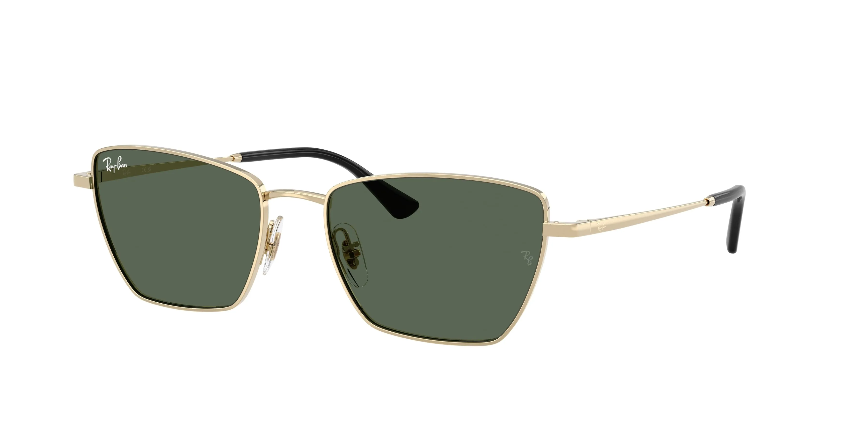 Ray - Ban RB3783 921371 Occhiali da sole Metallo Oro Verde Geometrica Normale - immagine 1