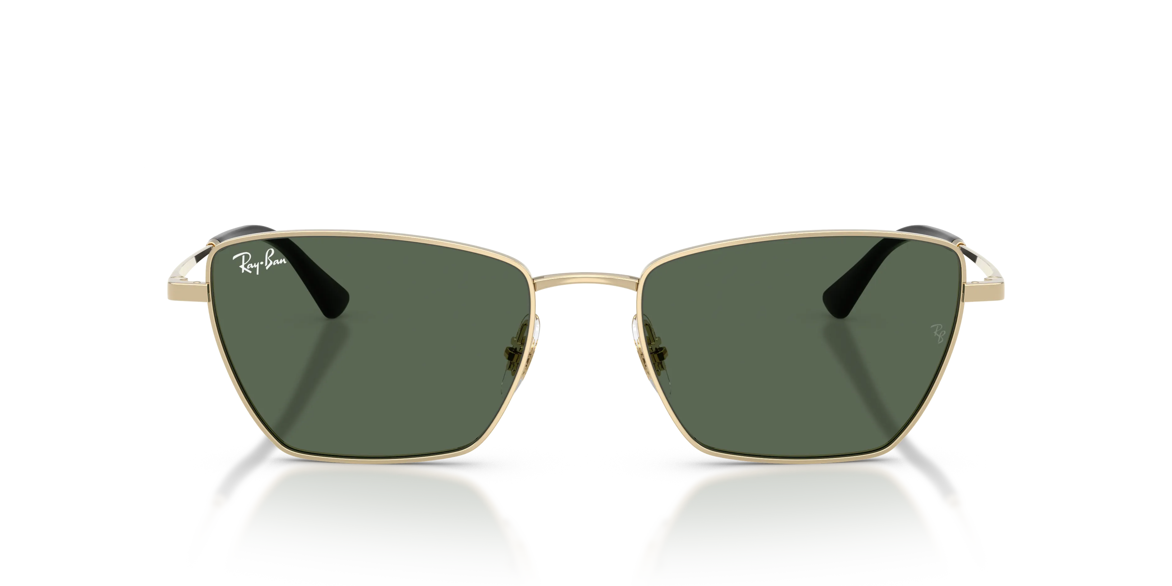 Ray - Ban RB3783 921371 Occhiali da sole Metallo Oro Verde Geometrica Normale - immagine 3