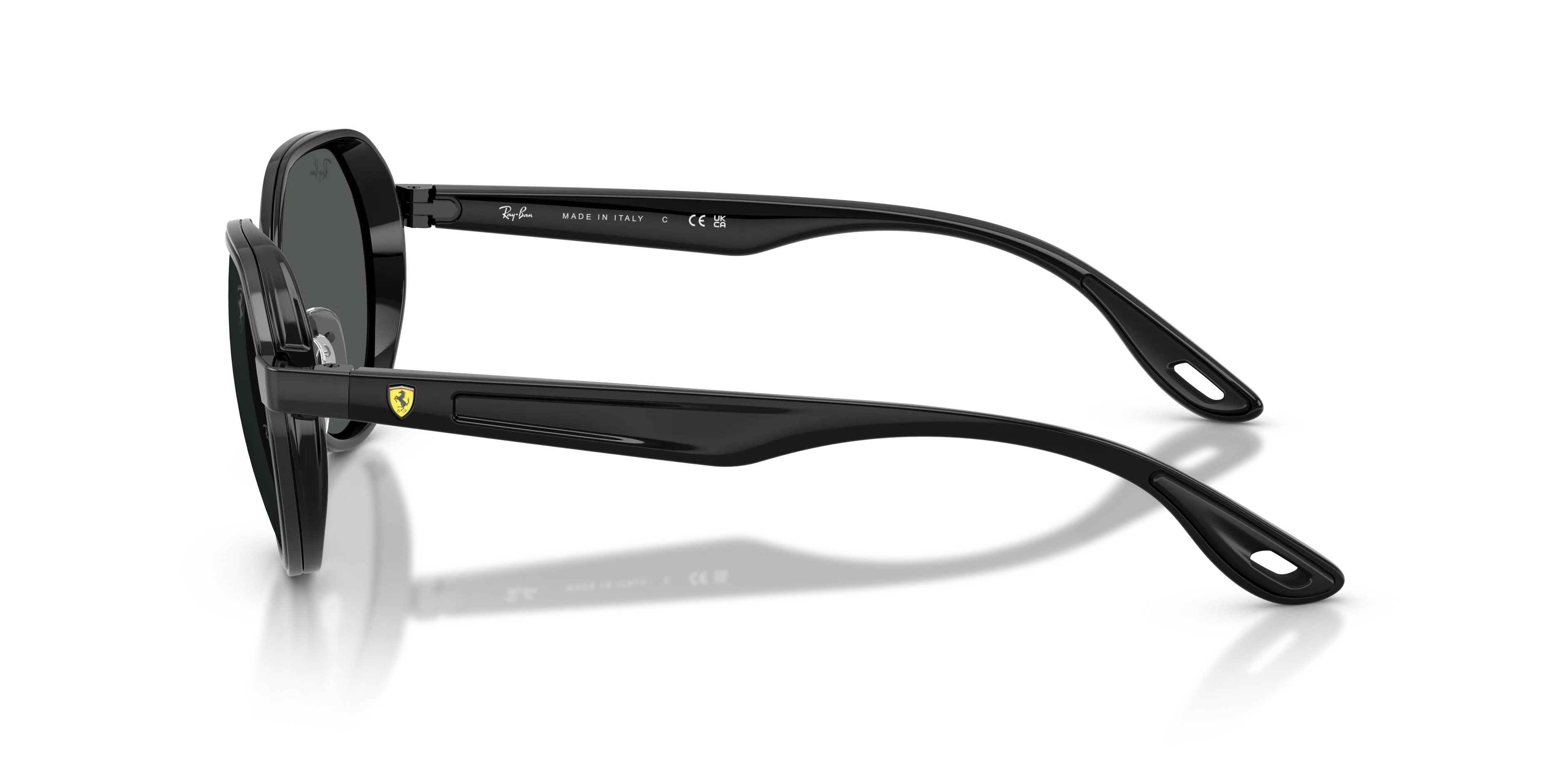 Ray - Ban RB3703M F11787 Occhiali da sole Metallo Nero Grigio Geometrica Normale - immagine 4