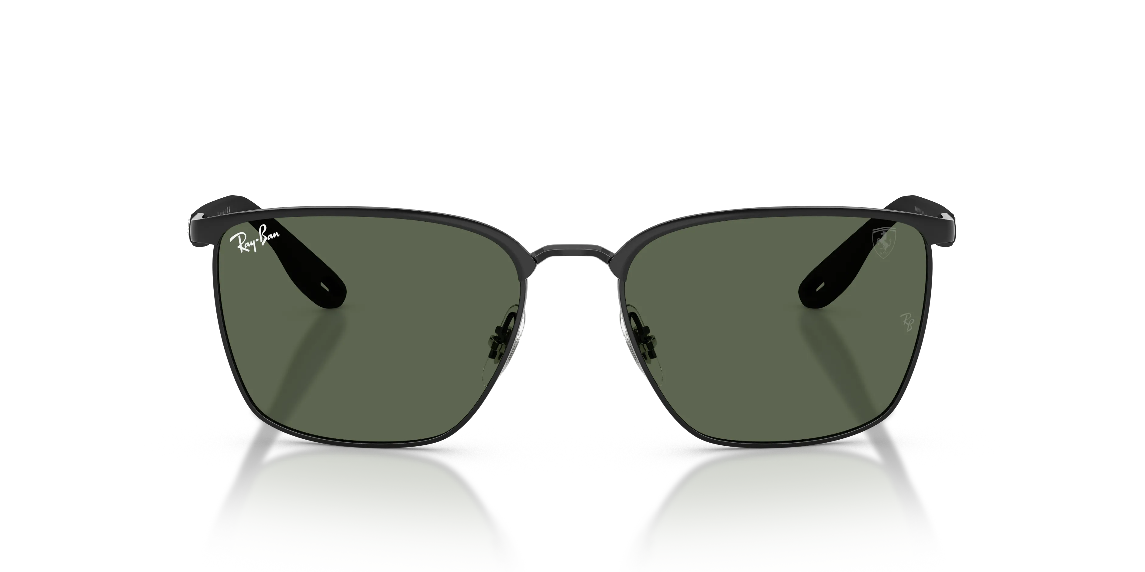 Ray - Ban RB3673M SCUDERIA FERRARI COLLECTION F11771 Occhiali da sole Metallo Nero Verde Squadrata Normale - immagine 3