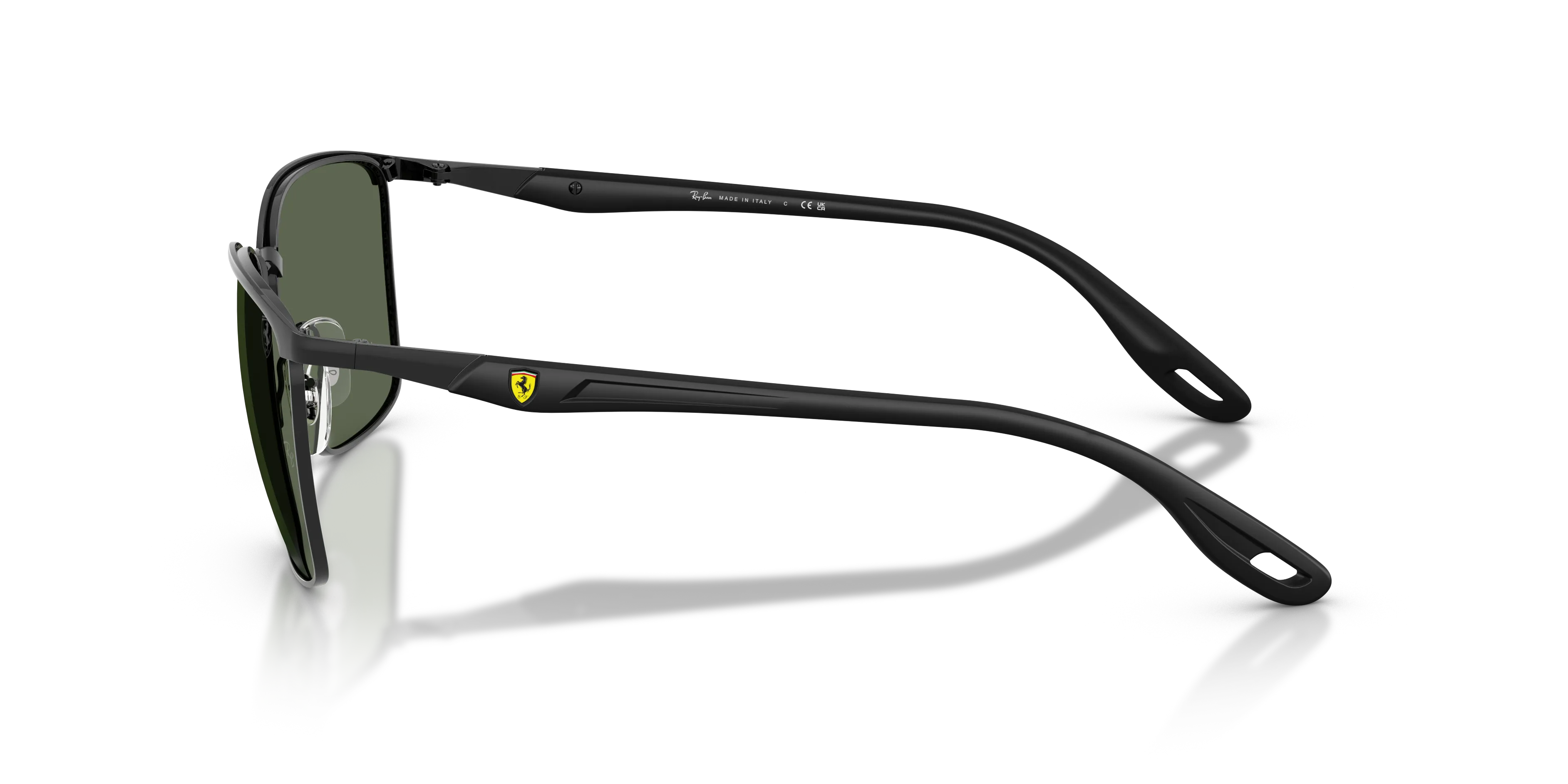 Ray - Ban RB3673M SCUDERIA FERRARI COLLECTION F11771 Occhiali da sole Metallo Nero Verde Squadrata Normale - immagine 4