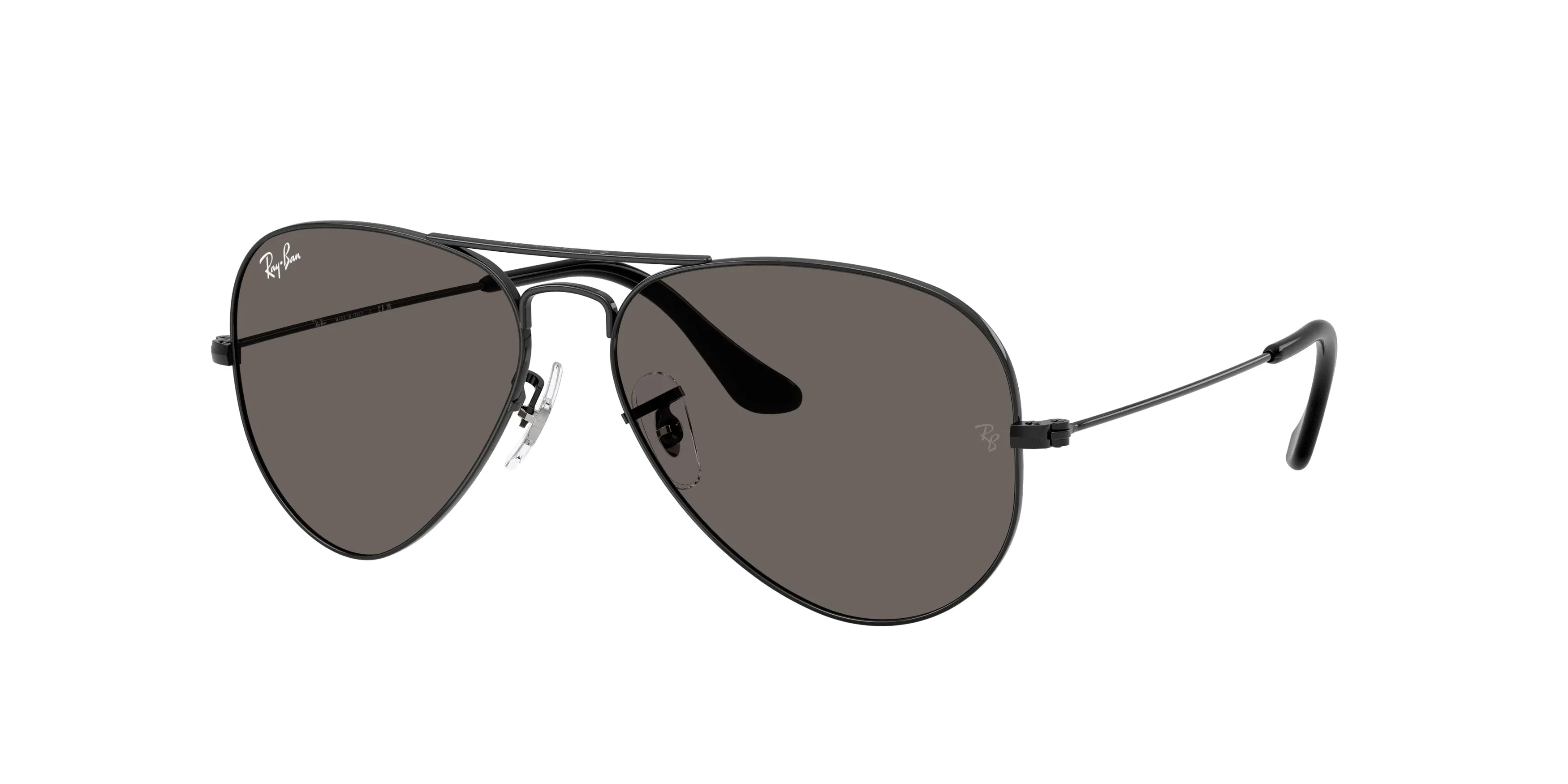 Ray - Ban RB3025 AVIATOR 002/B1 Occhiali da sole Metallo Nero Grigio Pilot Normale - immagine 1
