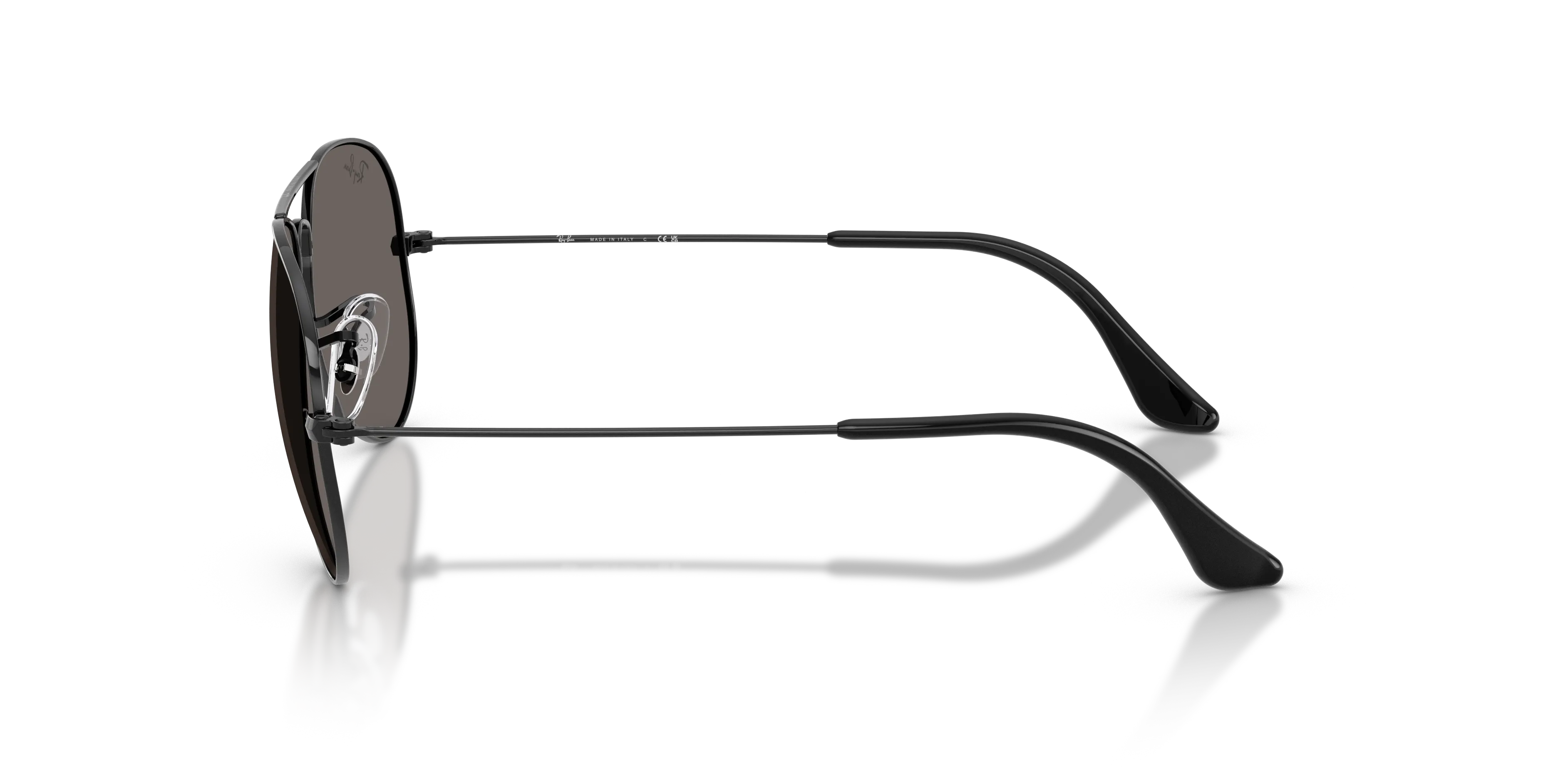 Ray - Ban RB3025 AVIATOR 002/B1 Occhiali da sole Metallo Nero Grigio Pilot Normale - immagine 4