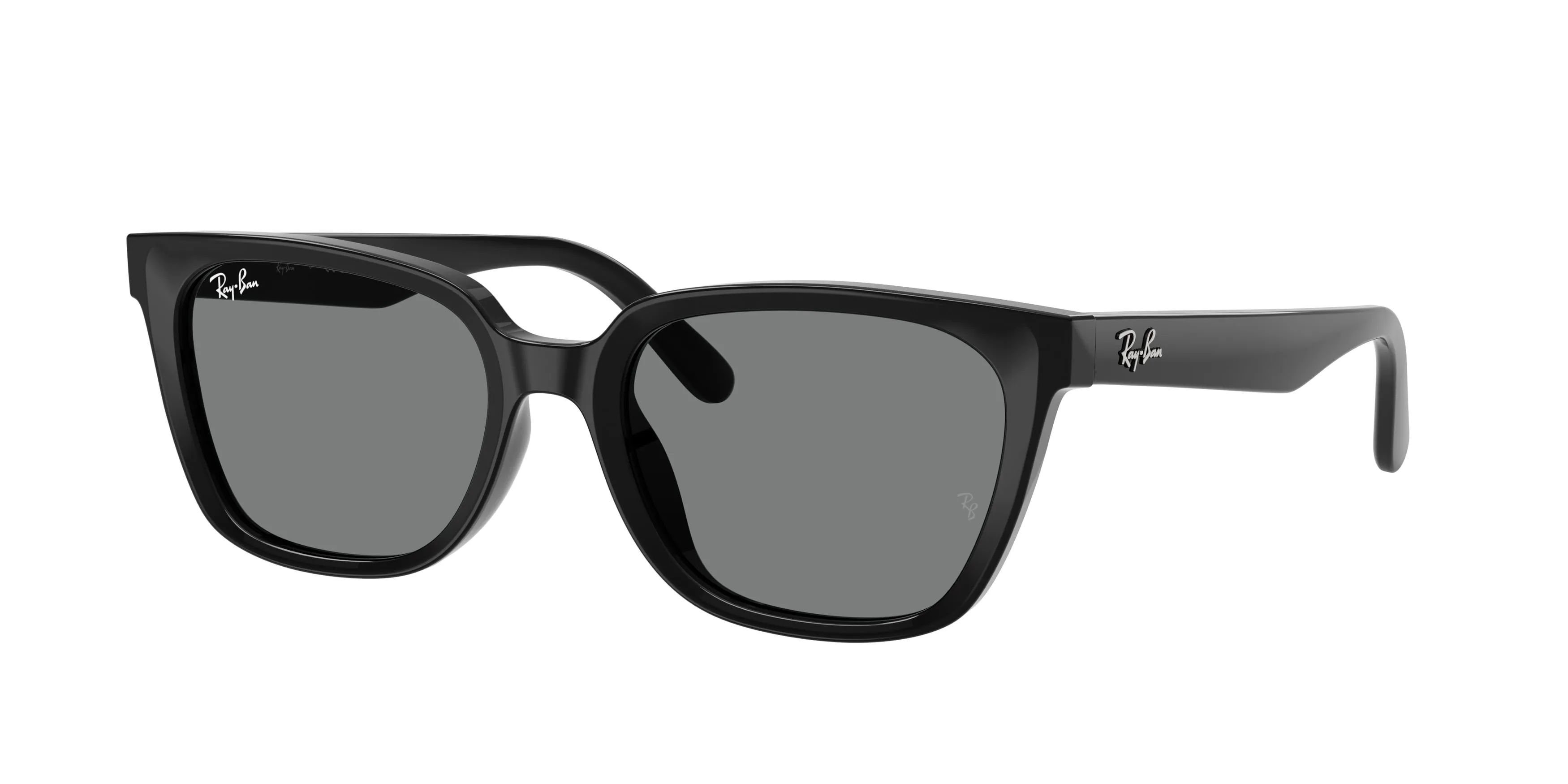 Ray - Ban RB2243D 901/87 Occhiali da sole Acetato Nero Grigio Geometrica Normale - immagine 1