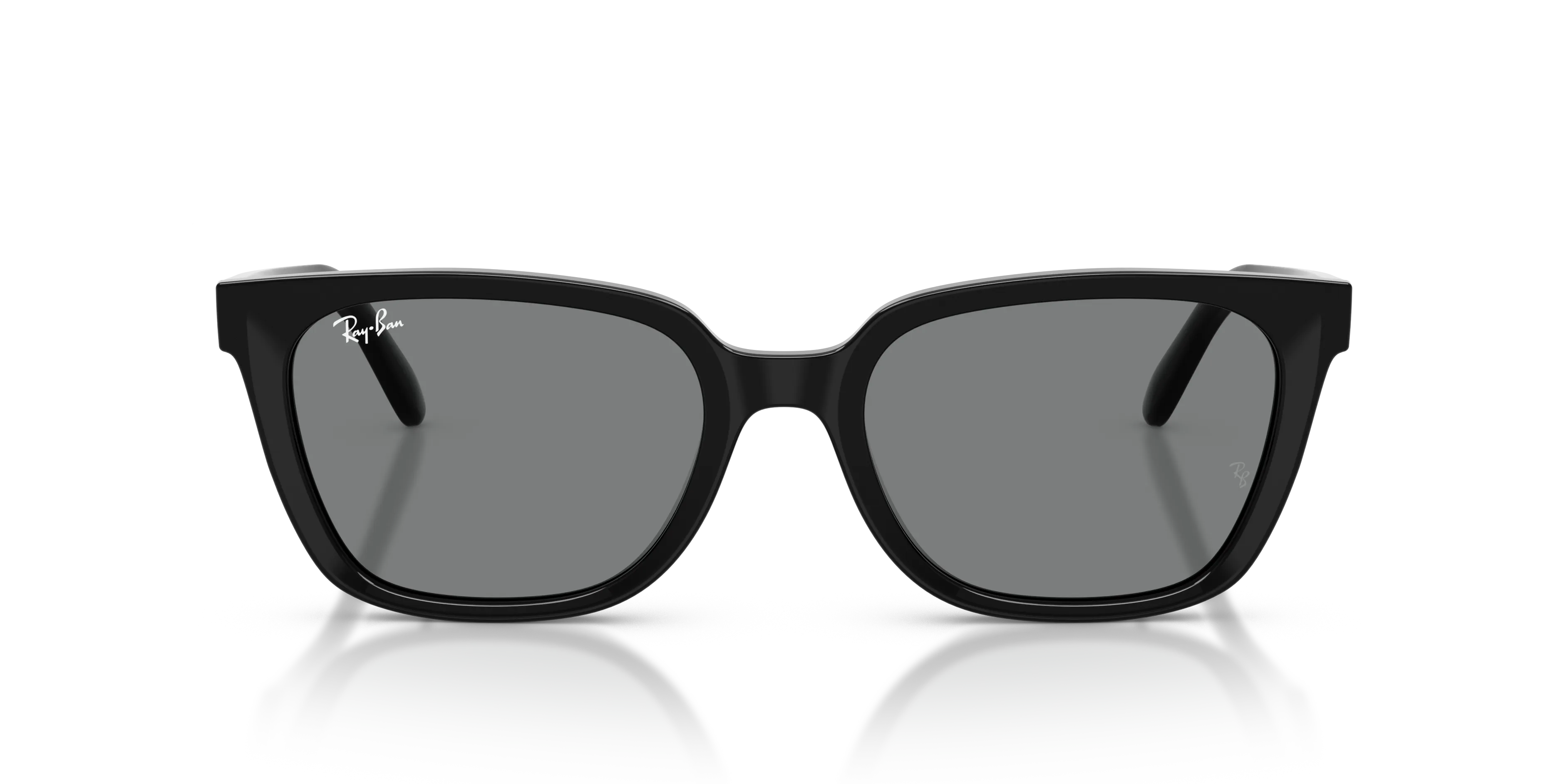 Ray - Ban RB2243D 901/87 Occhiali da sole Acetato Nero Grigio Geometrica Normale - immagine 3