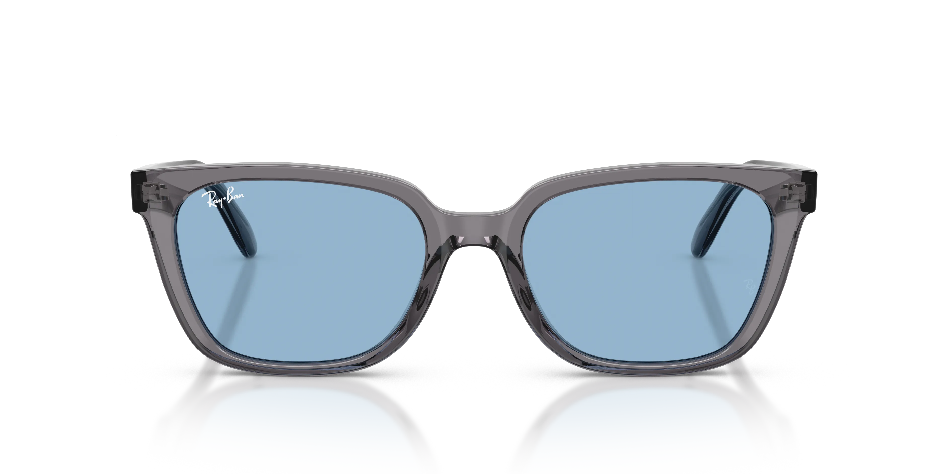 Ray - Ban RB2243D 139972 Occhiali da sole Acetato Grigio Blu Geometrica Normale - immagine 3