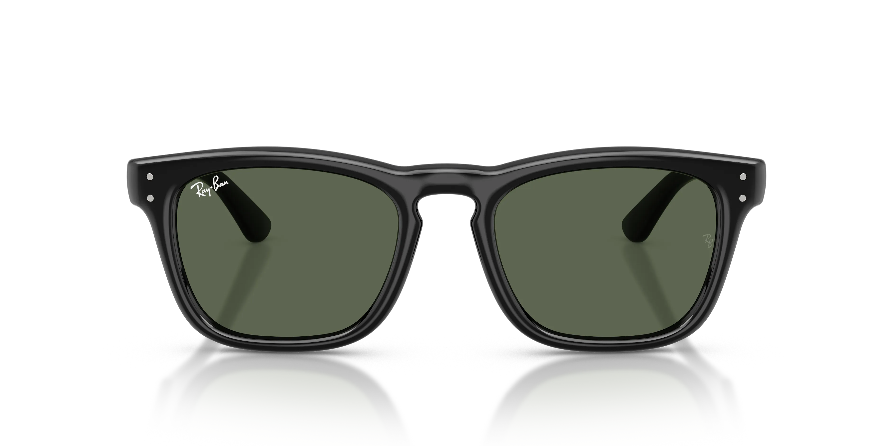 Ray - Ban RB2238 901/71 Occhiali da sole Acetato Nero Verde Squadrata Normale - immagine 3