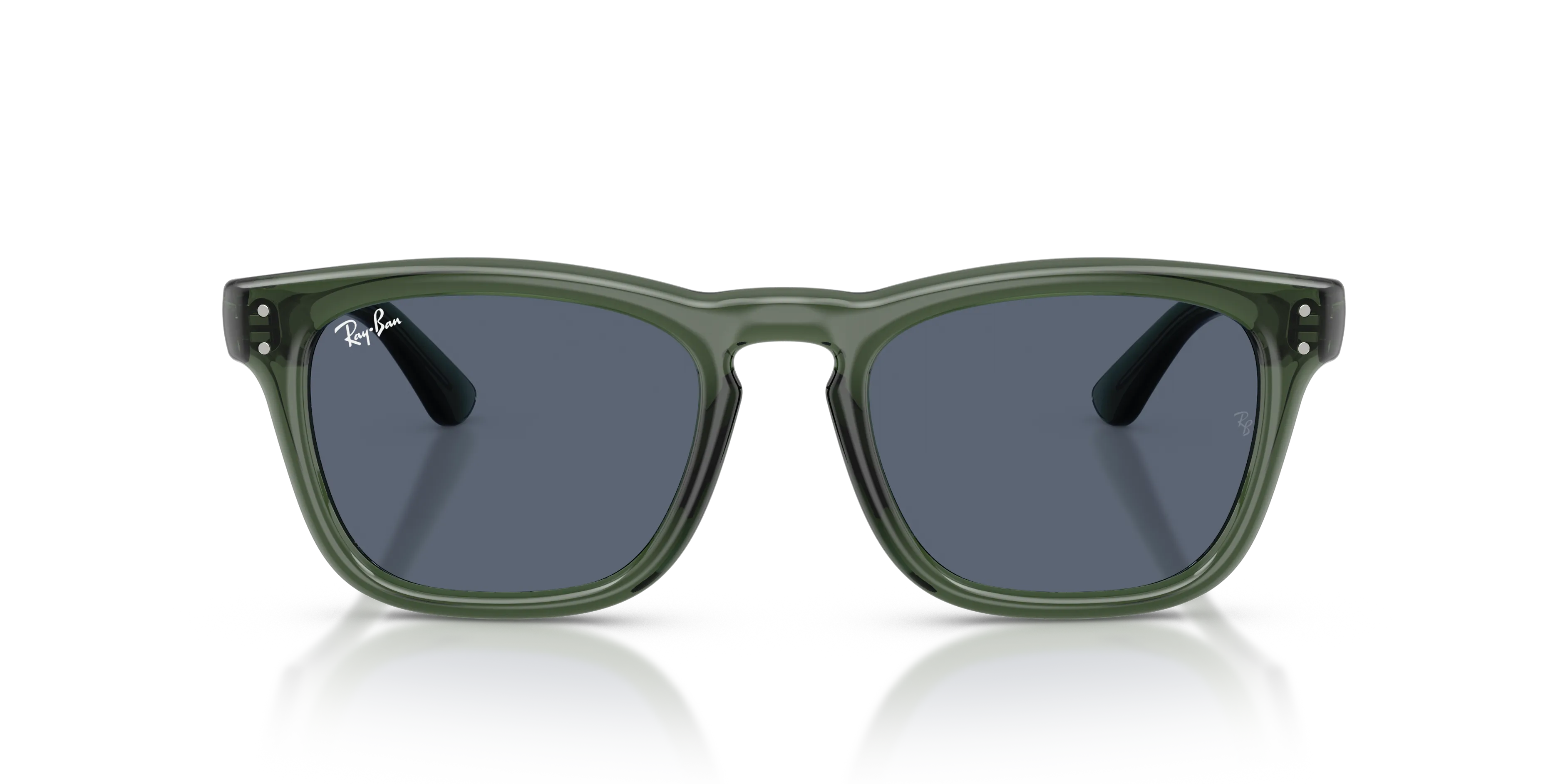Ray - Ban RB2238 689887 Occhiali da sole Acetato Verde Grigio Squadrata Normale - immagine 3