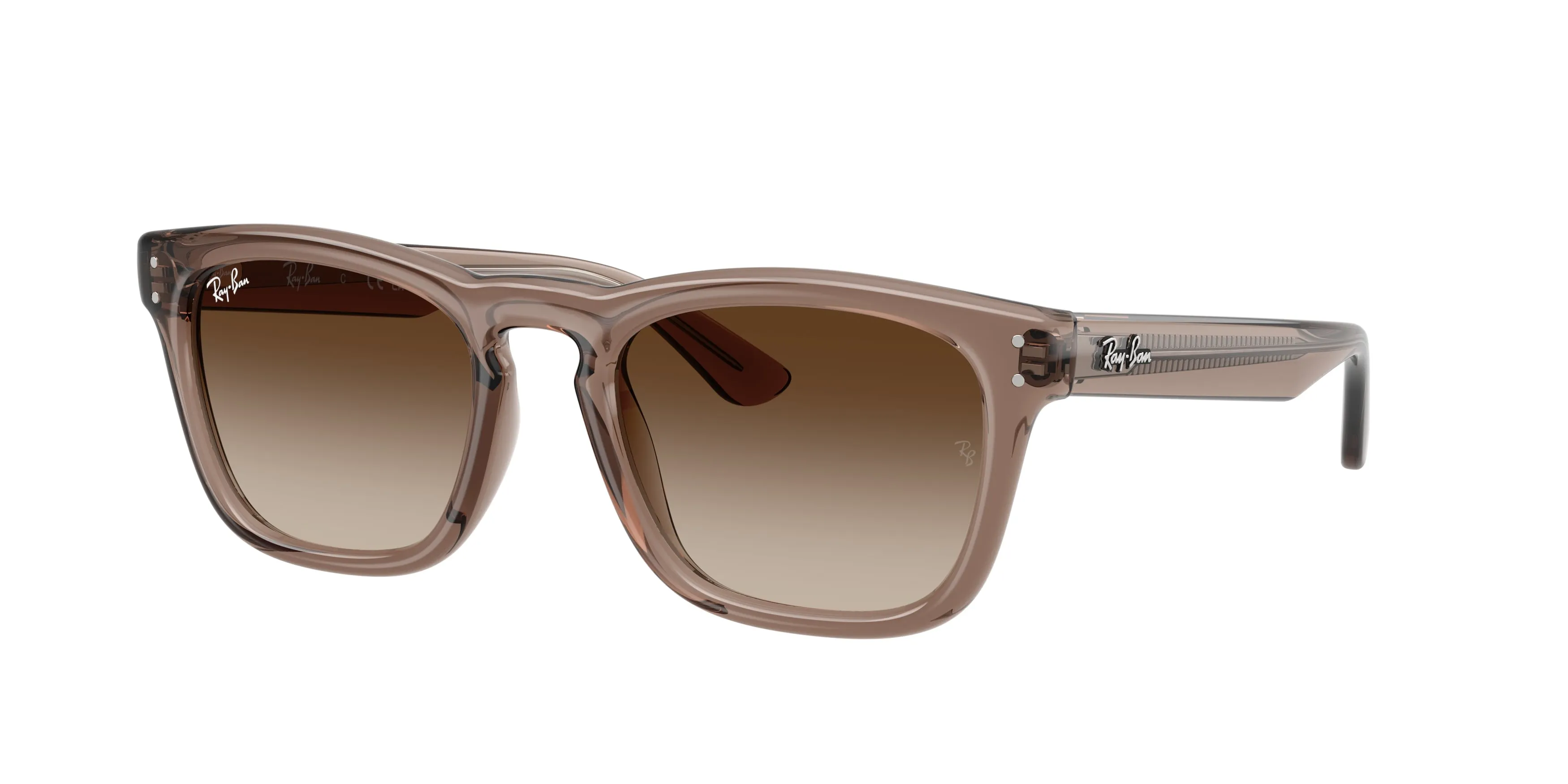 Ray - Ban RB2238 682713 Occhiali da sole Acetato Marrone Marrone Squadrata Normale Sfumato - immagine 1