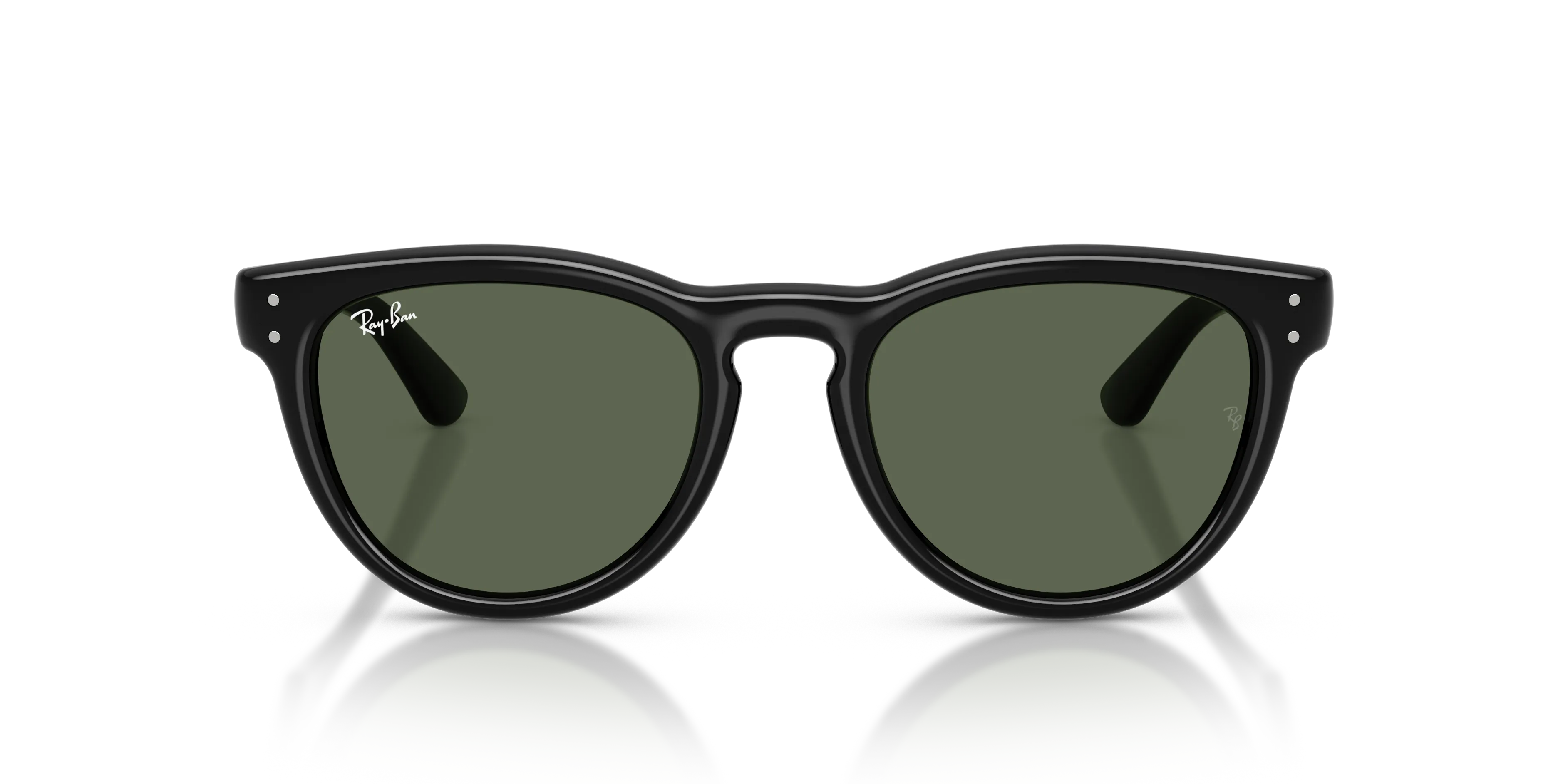 Ray - Ban RB2237 901/71 Occhiali da sole Acetato Nero Verde Pantos Normale - immagine 3