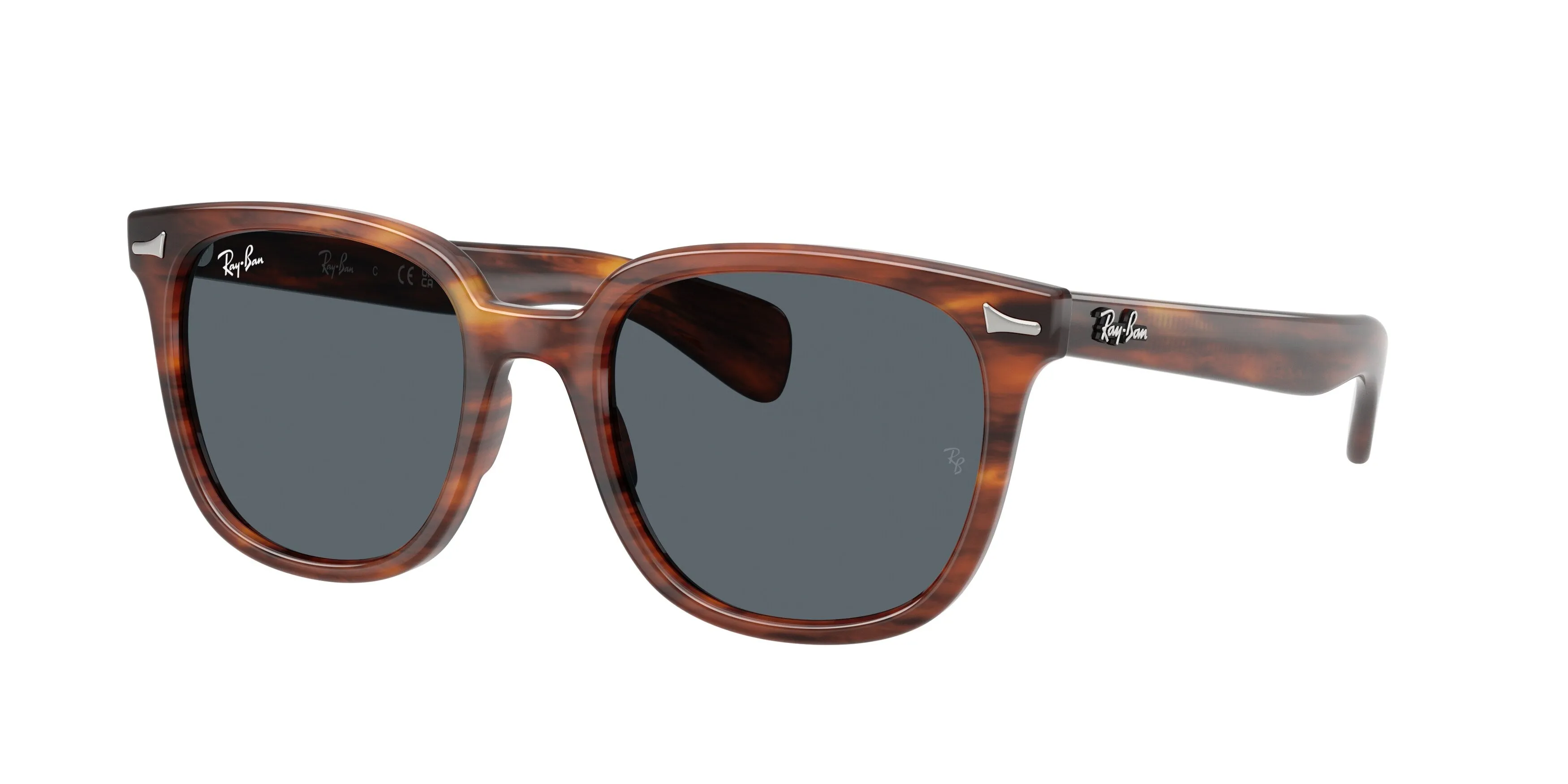 Ray - Ban RB2235 BRUNEL II 954/R5 Occhiali da sole Acetato Marrone Blu Squadrata Normale - immagine 1