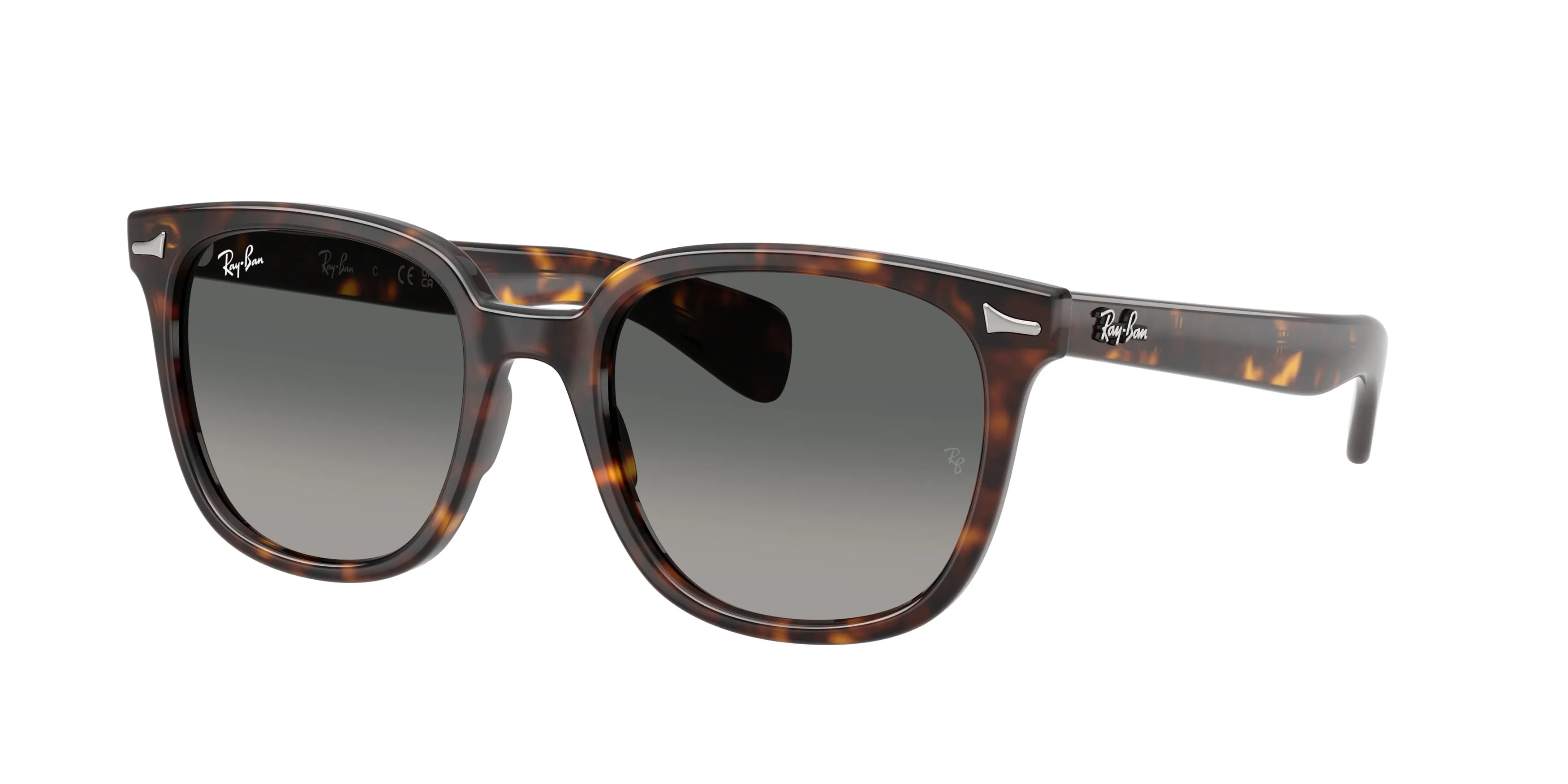 Ray - Ban RB2235 BRUNEL II 902/71 Occhiali da sole Acetato Tartaruga Grigio Squadrata Normale Sfumato - immagine 1