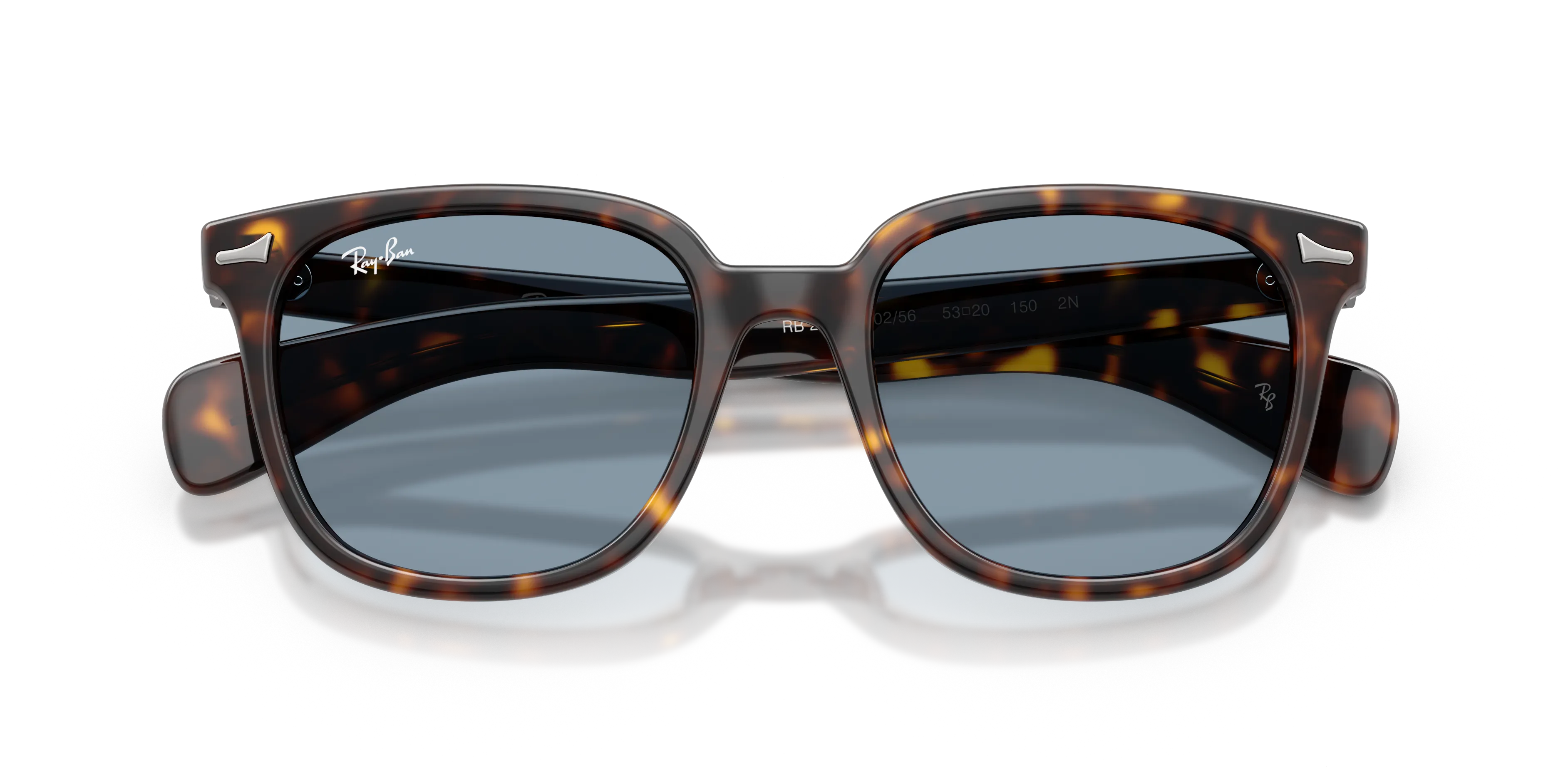 Ray - Ban RB2235 BRUNEL II 902/56 Occhiali da sole Acetato Tartaruga Blu Squadrata Normale - immagine 2