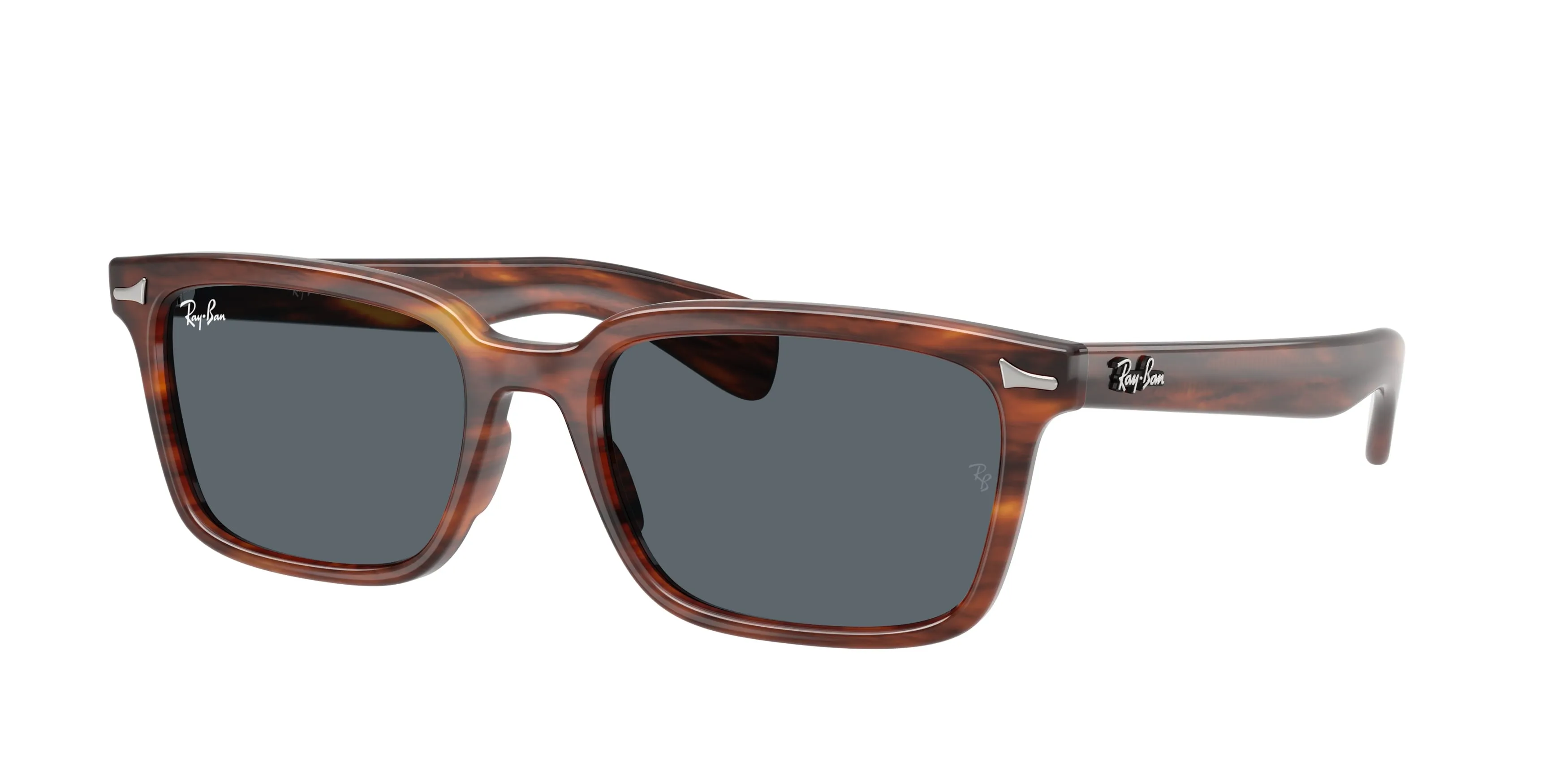 Ray - Ban RB2234 BRUNEL 954/R5 Occhiali da sole Acetato Marrone Blu Squadrata Normale - immagine 1