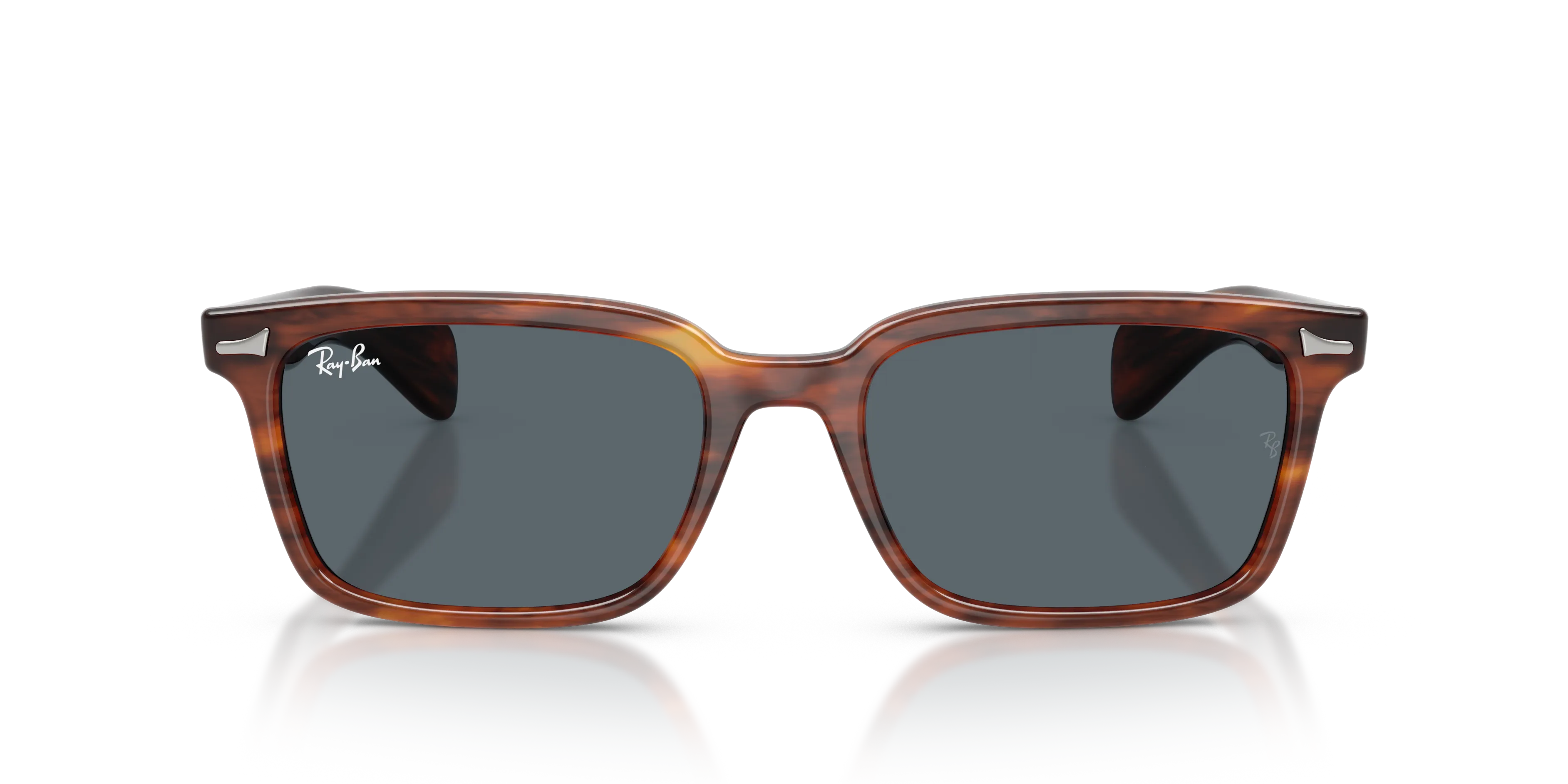 Ray - Ban RB2234 BRUNEL 954/R5 Occhiali da sole Acetato Marrone Blu Squadrata Normale - immagine 3