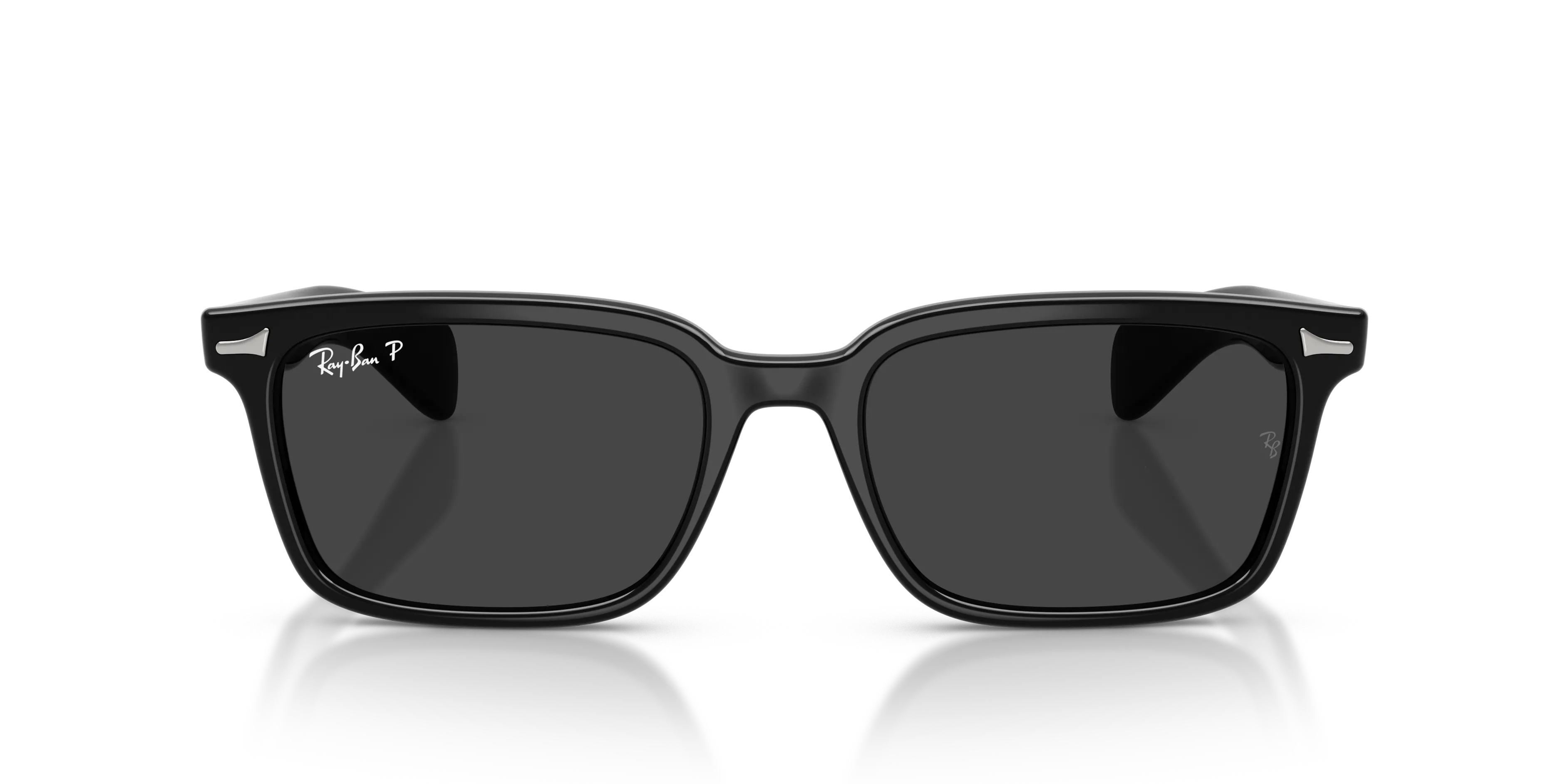 Ray - Ban RB2234 BRUNEL 901/48 Occhiali da sole Acetato Nero Grigio Squadrata Polarizzata - immagine 3