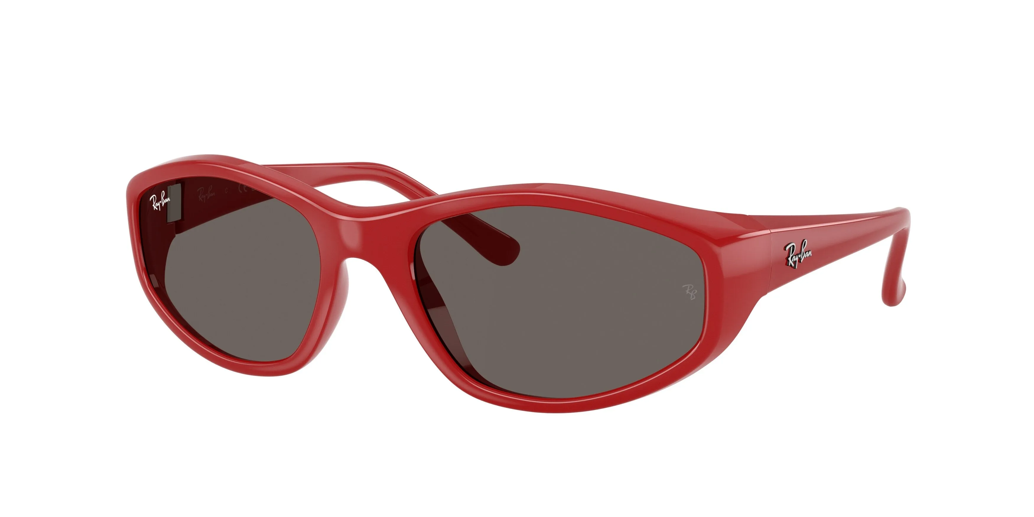 Ray - Ban RB2228 764/B1 Occhiali da sole Nylon Rosso Grigio Geometrica Normale - immagine 1