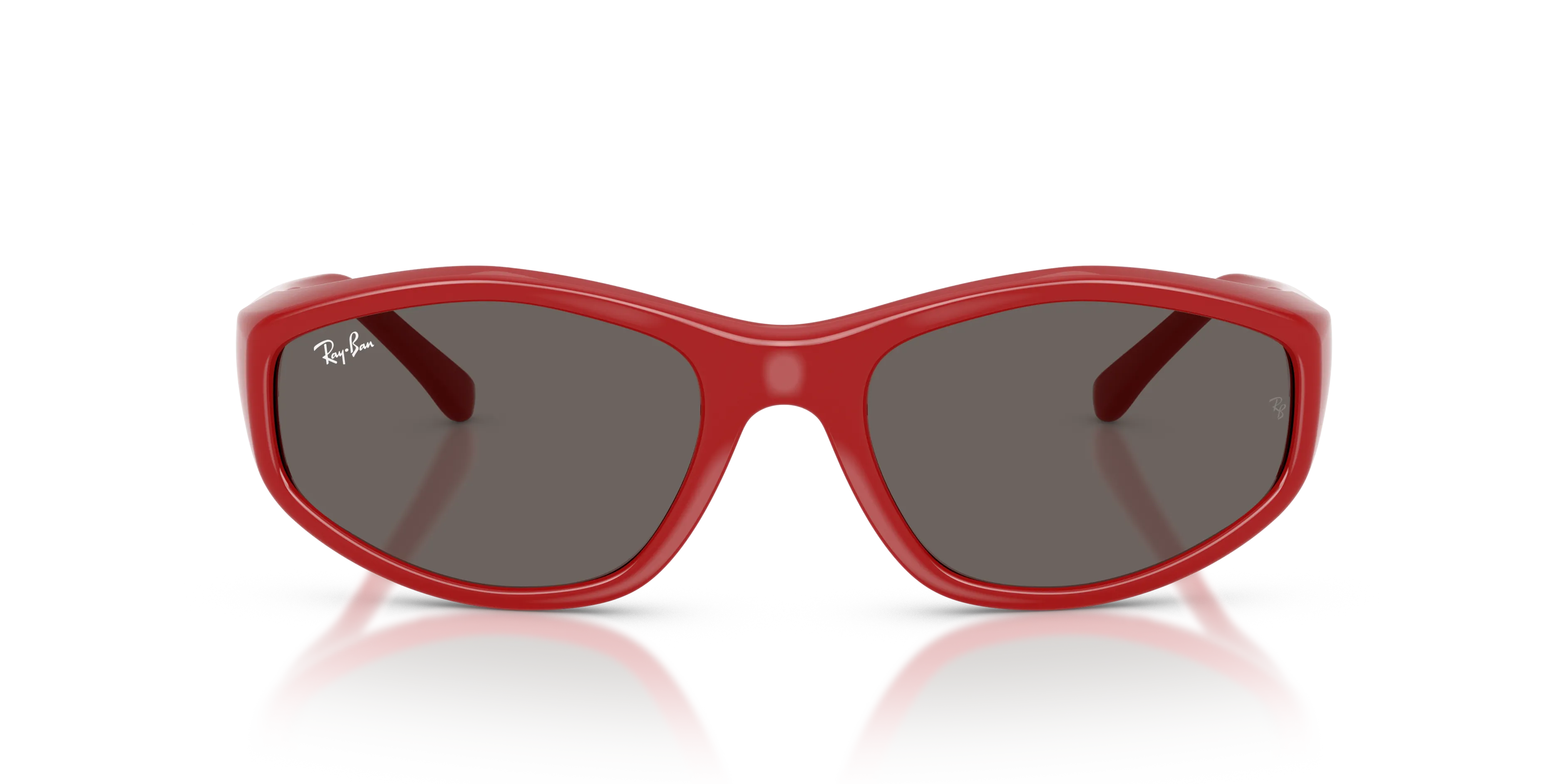 Ray - Ban RB2228 764/B1 Occhiali da sole Nylon Rosso Grigio Geometrica Normale - immagine 3